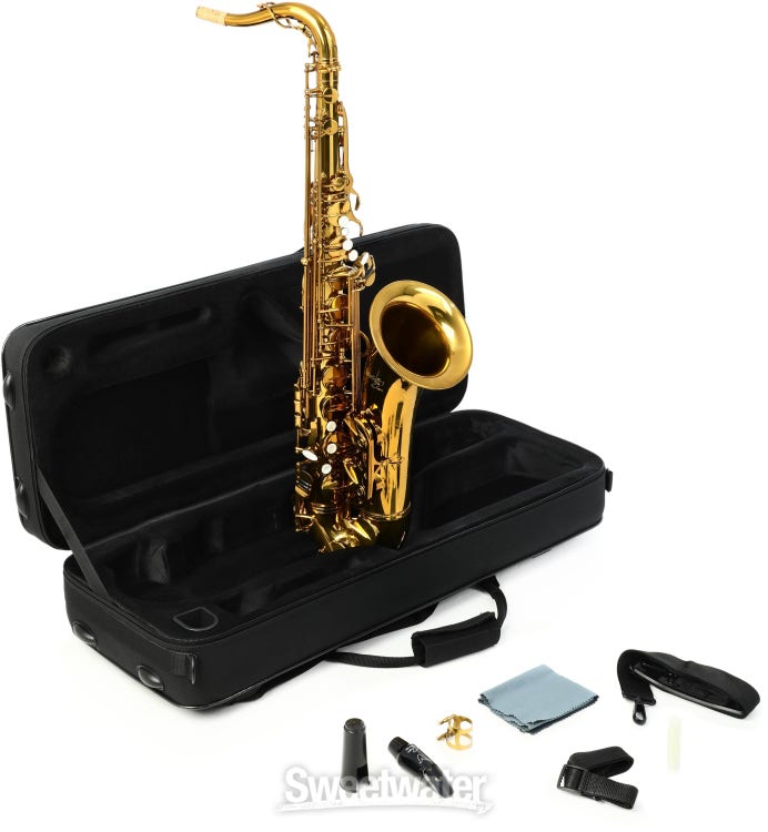 BetterSax Classic Student Tenor Saxophone - Dark Gold Lacquer