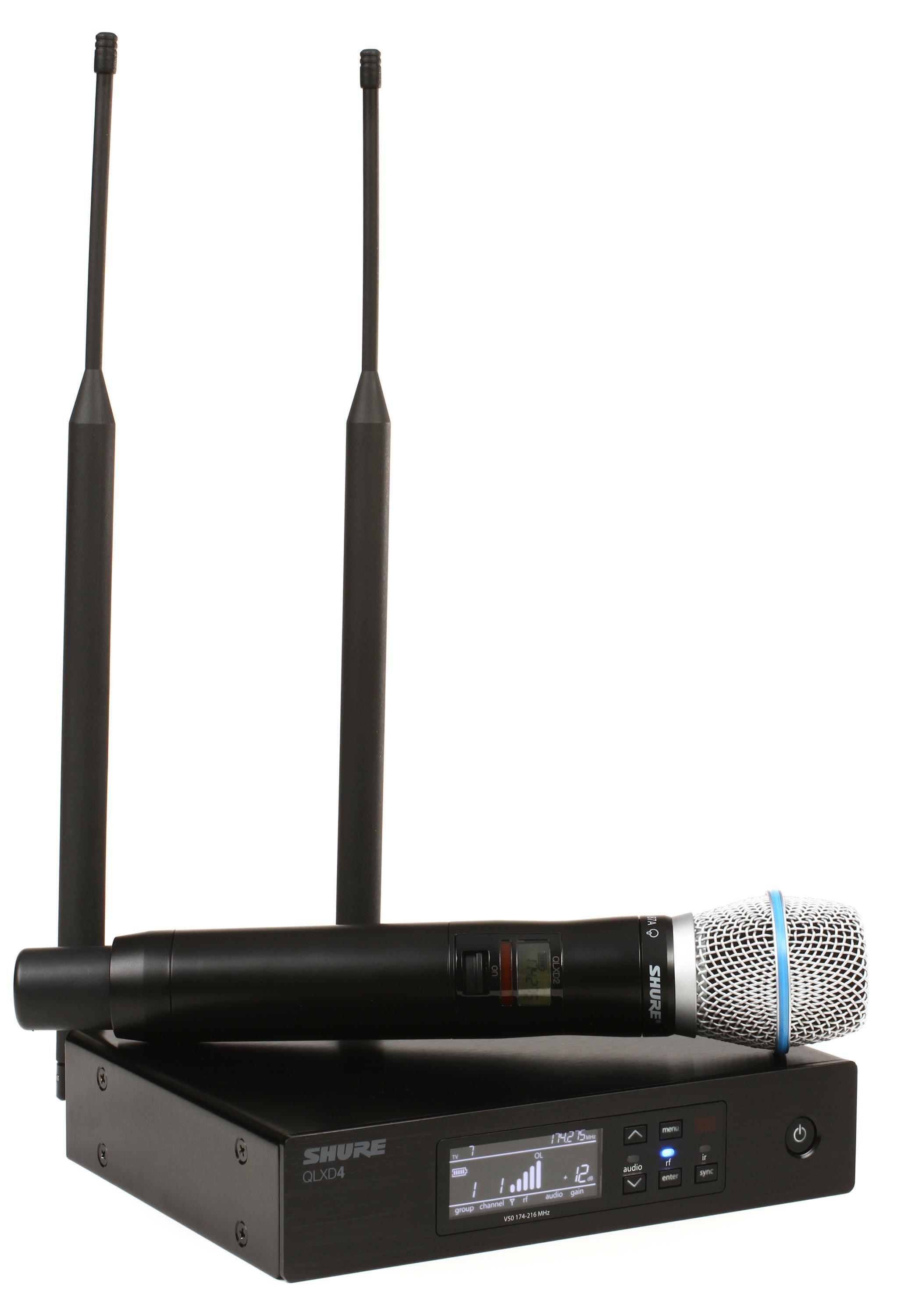 Shure QLXD24 B87A Digital Wireless Handheld Microphone System