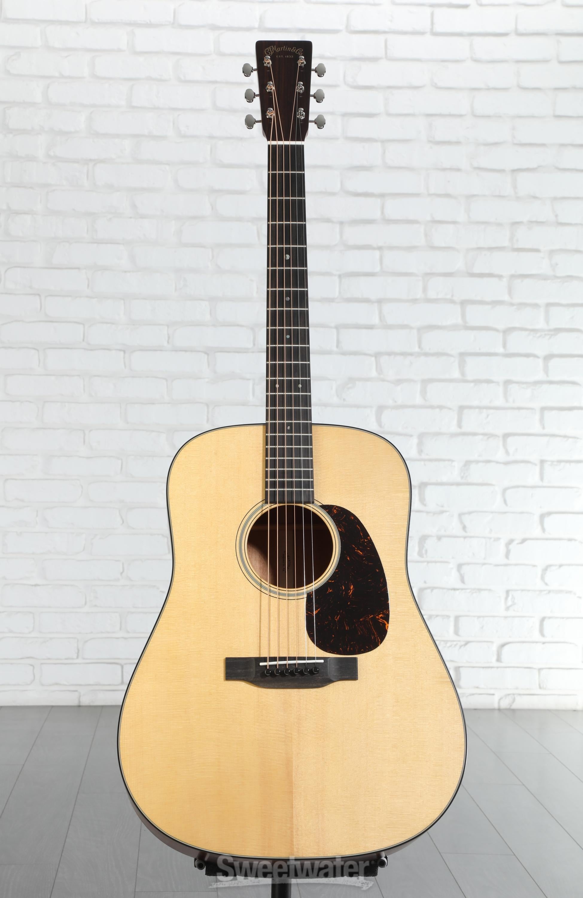 Martin D-18 Satin Standard Series Acoustic Guitar - Satin Natural