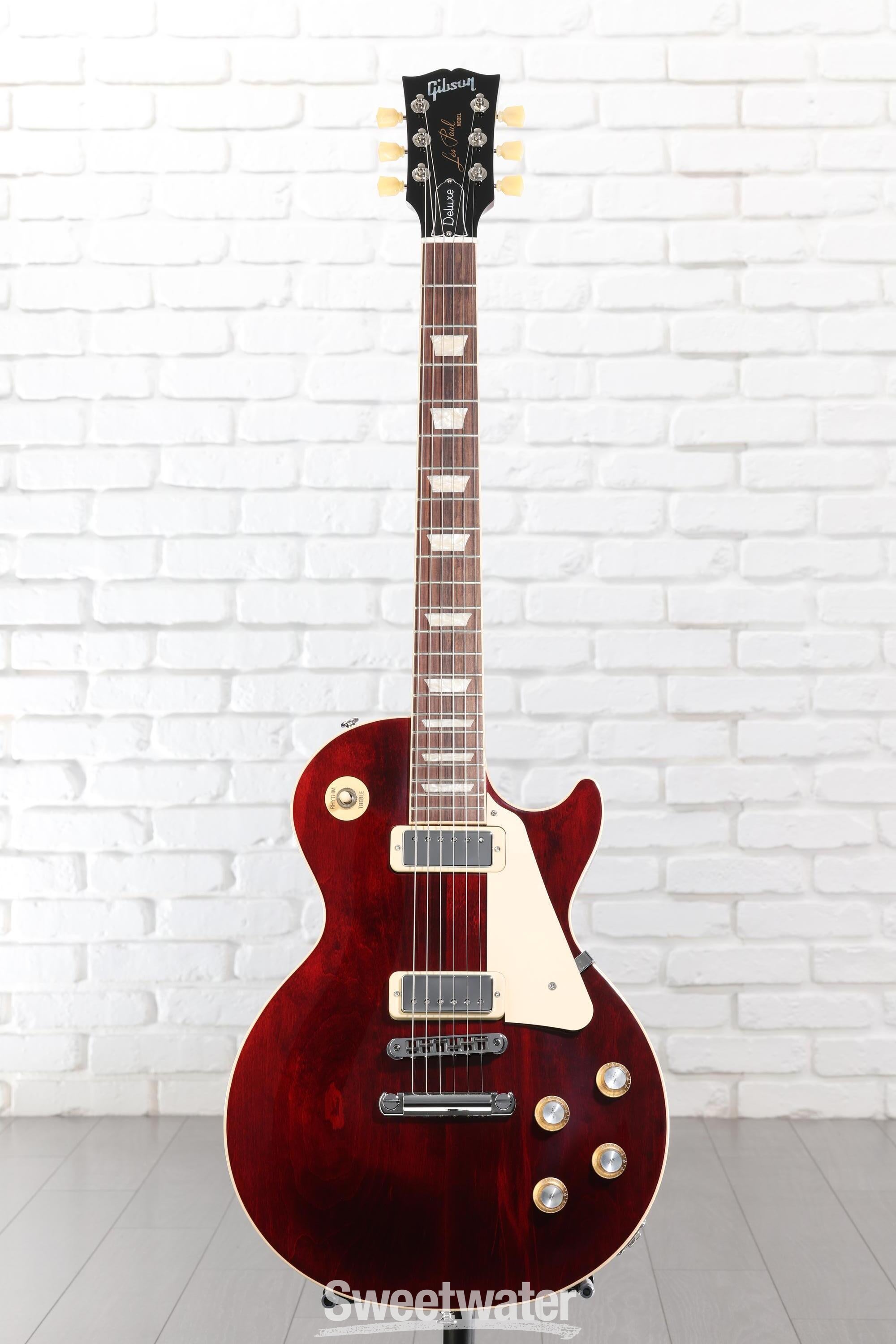 Gibson Les Paul Deluxe 70s Electric Guitar - Wine Red | Sweetwater