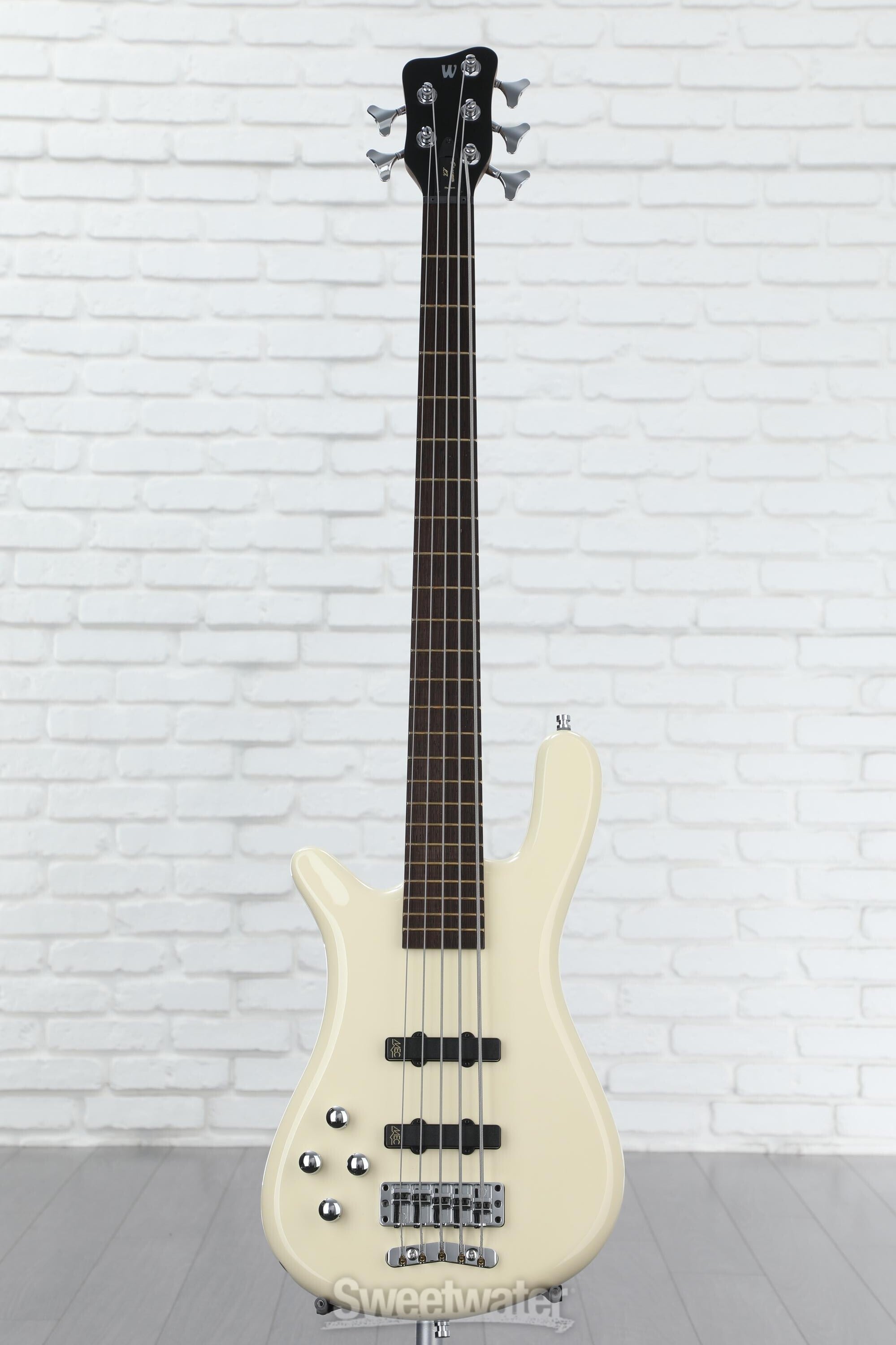 Warwick Pro Series 5 Streamer LX Electric Bass Guitar Left-handed -  Transparent Satin | Sweetwater