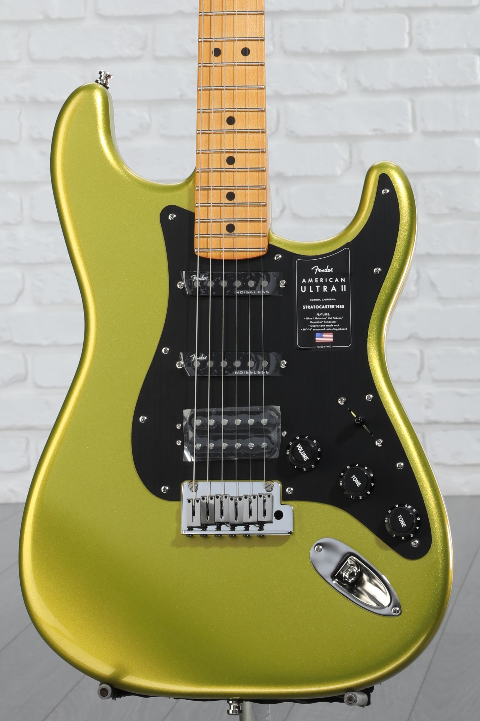 Fender American Ultra II Stratocaster HSS Electric Guitar - Solar
