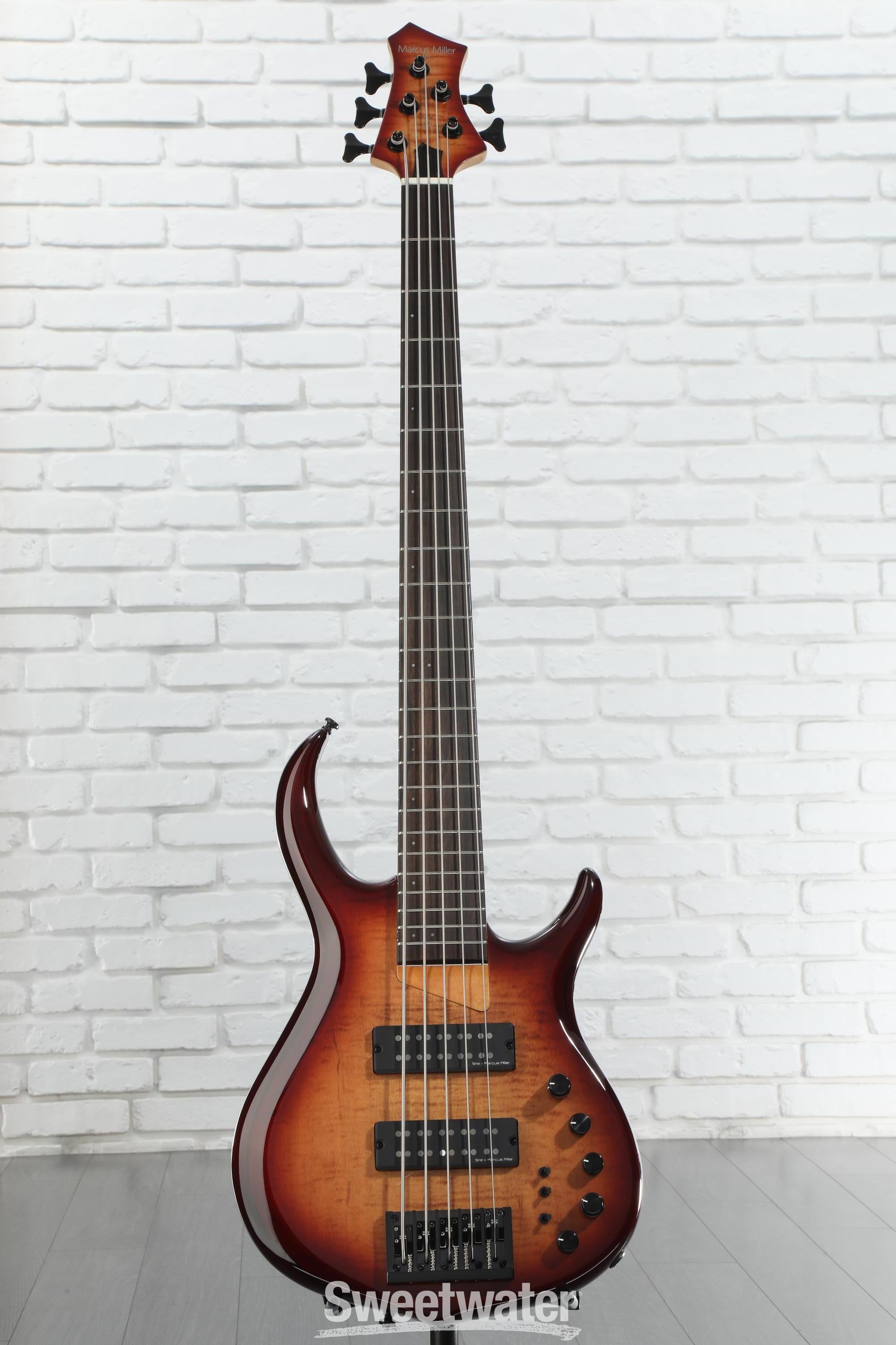 Sire 5弦　M7 Sire Marcus Miller M7 Alder 5-string Bass Guitar - Brown Sunburst