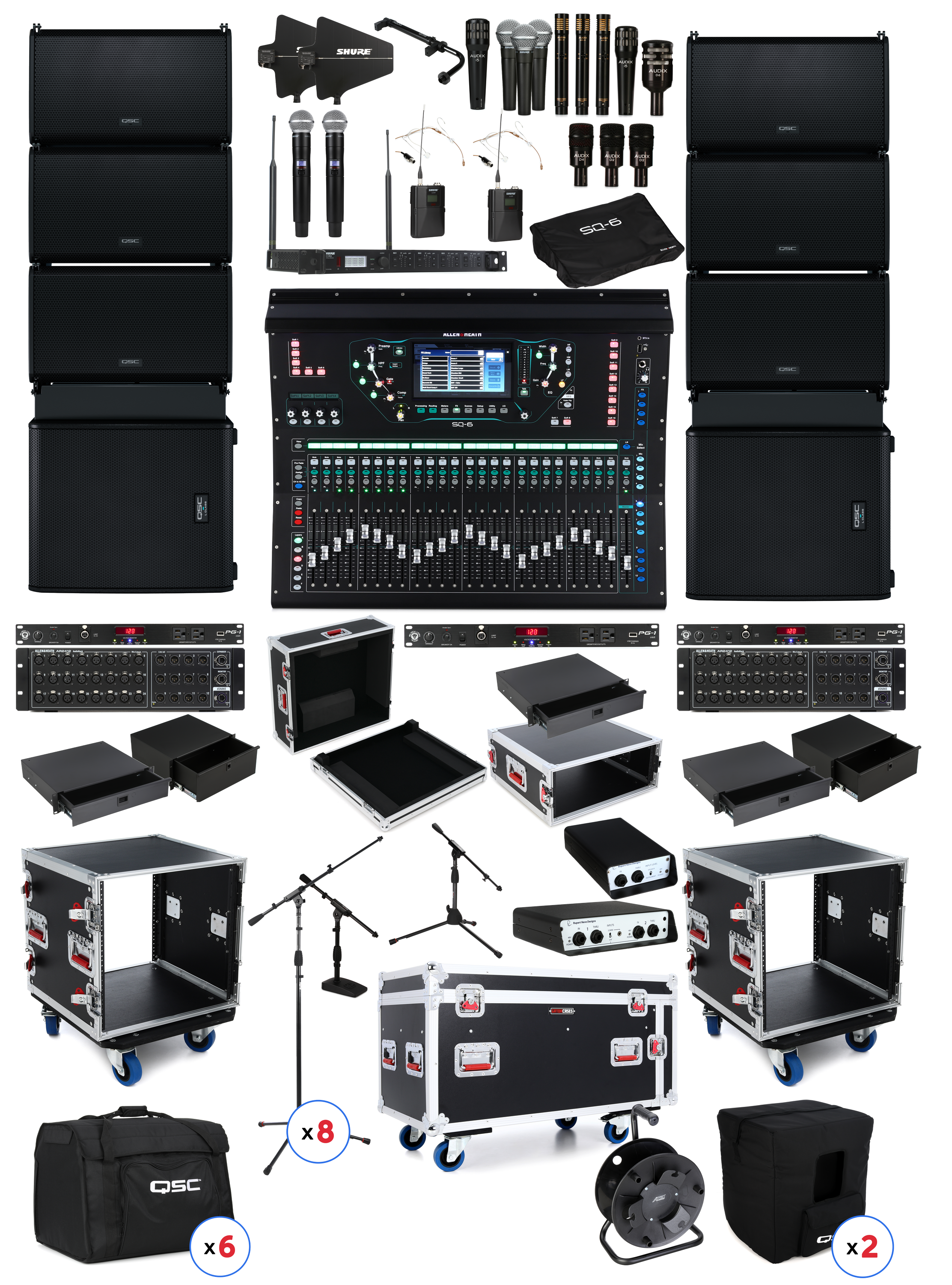 Allen & Heath SQ6 and QSC LA PA Package | Sweetwater
