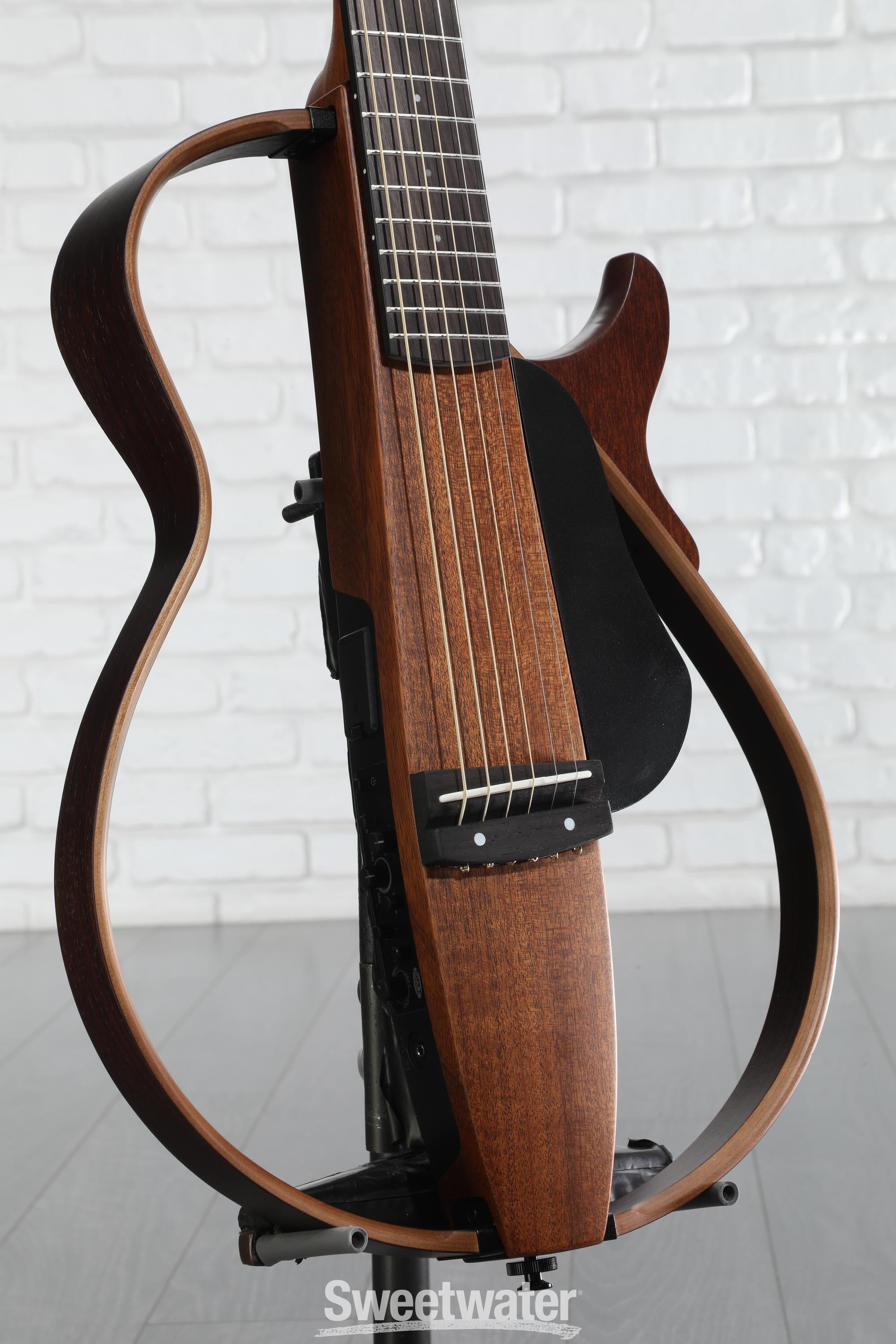 ギター YAMAHA SILENT GUITAR SLG200S NT Yamaha SLG200S Steel-String Silent Acoustic-Electric Guitar