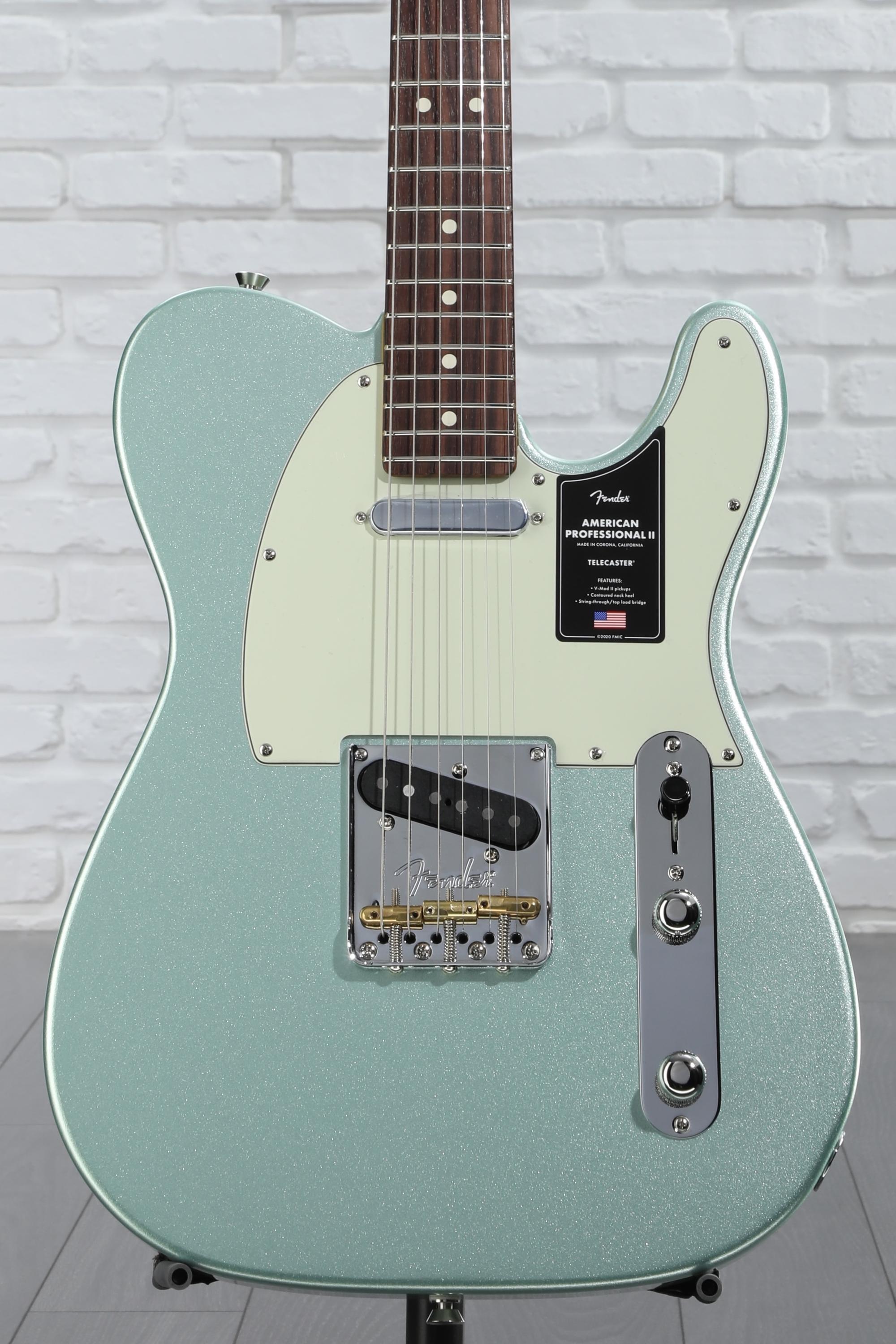 Fender American Professional II Telecaster - Mystic Surf Green with Rosewood Fingerboard