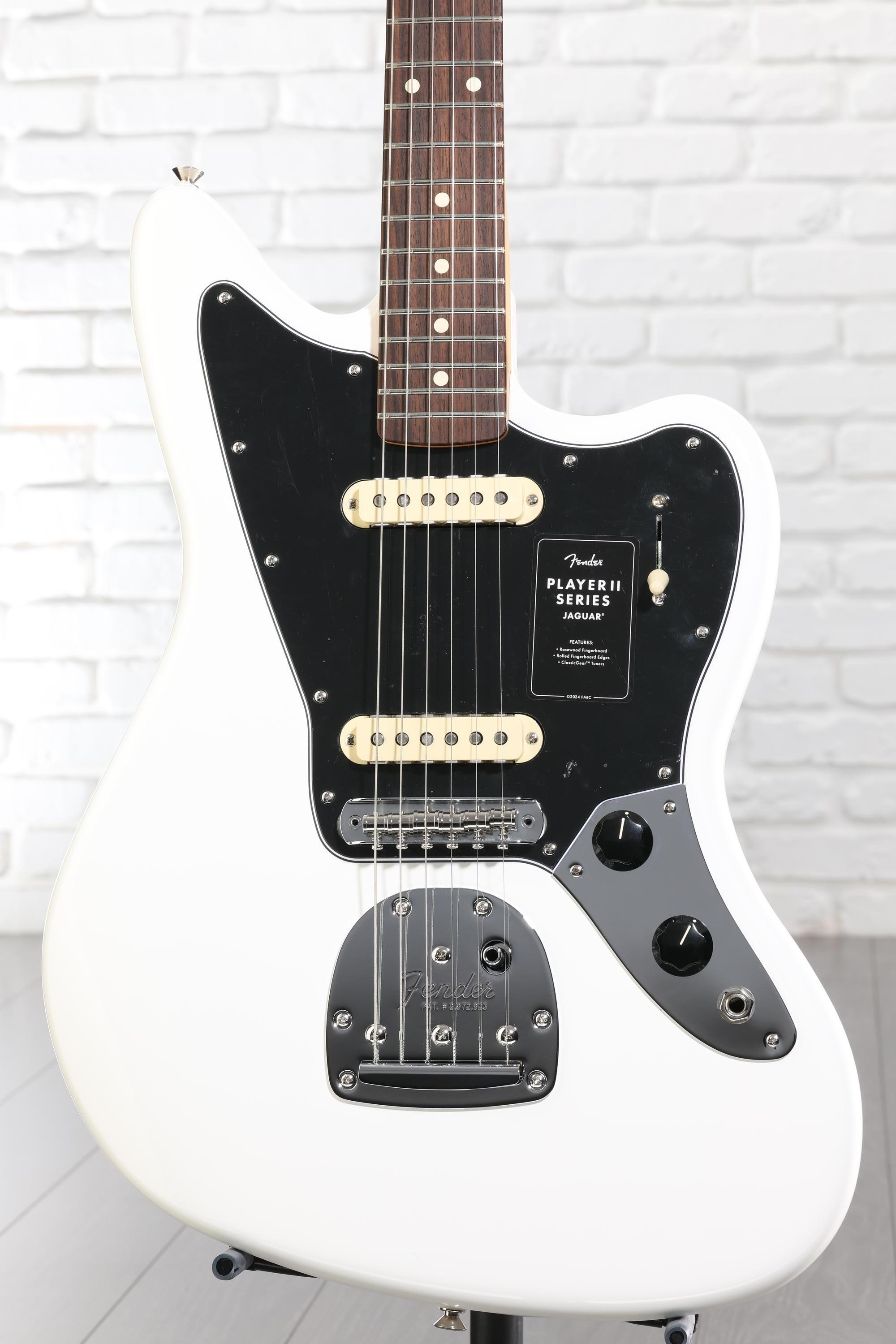 Fender Player II Jaguar Electric Guitar - Polar White | Sweetwater