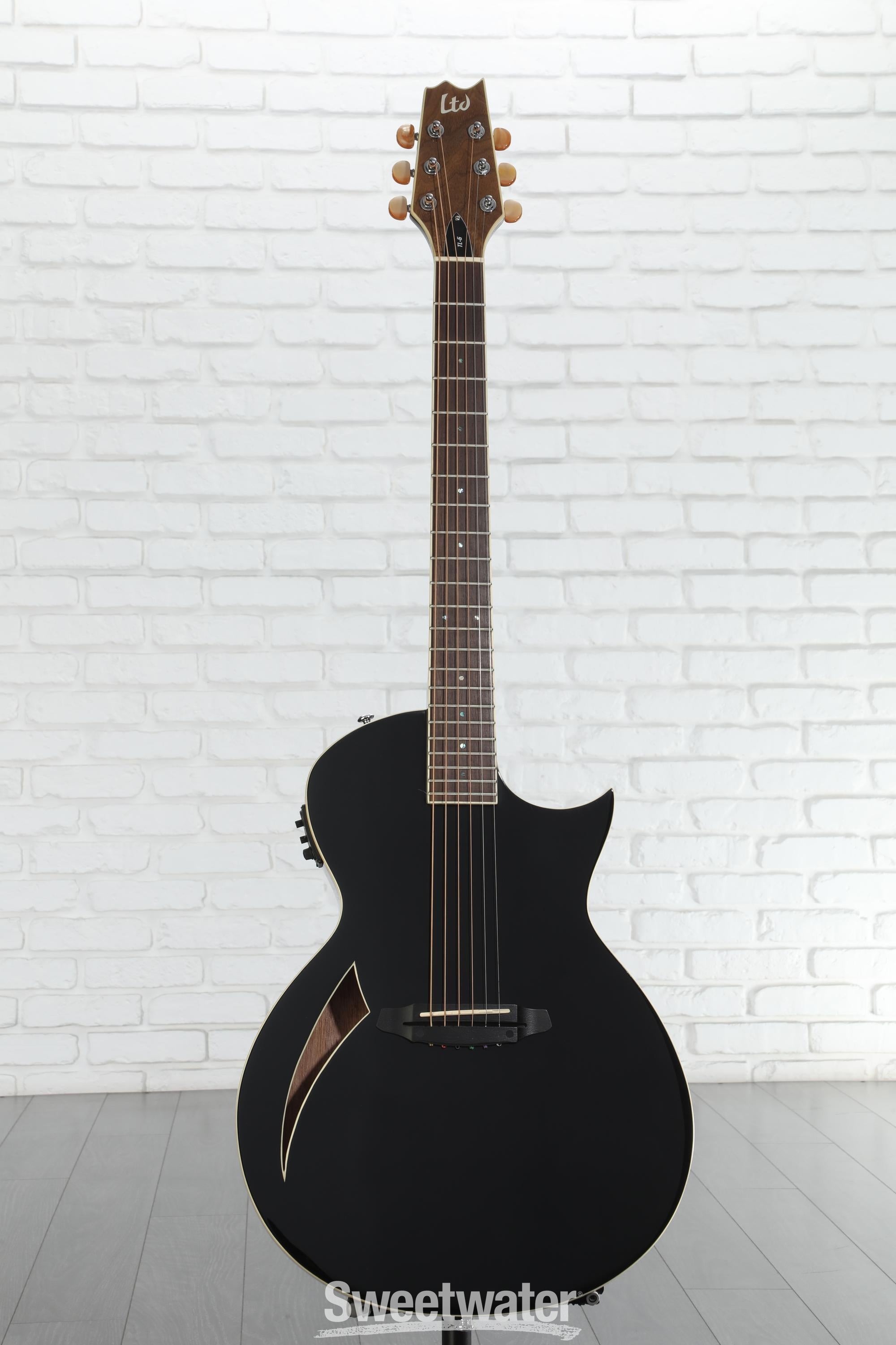 ESP LTD TL-6 Acoustic-electric Guitar - Black | Sweetwater