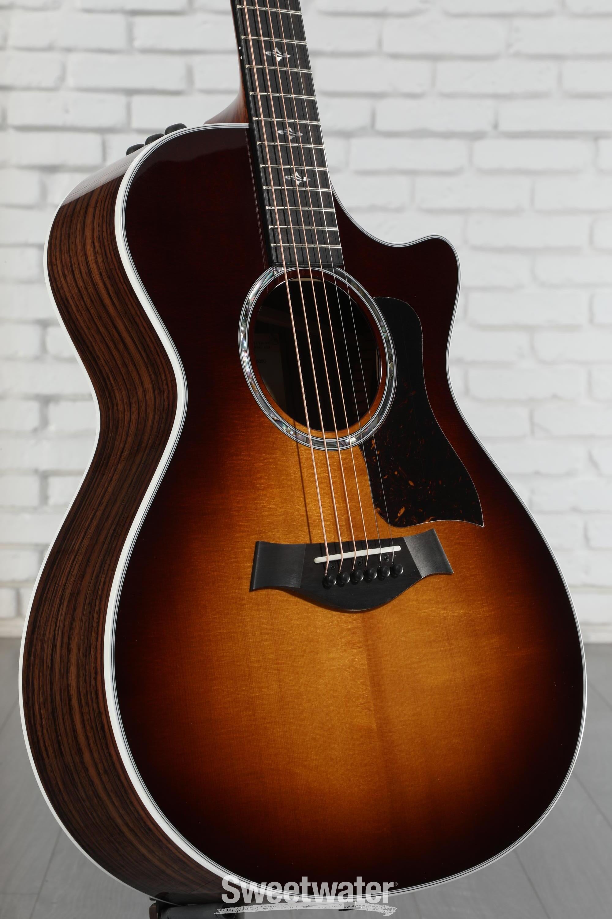 Taylor 412ce-R V-Class Acoustic-electric Guitar - Tobacco