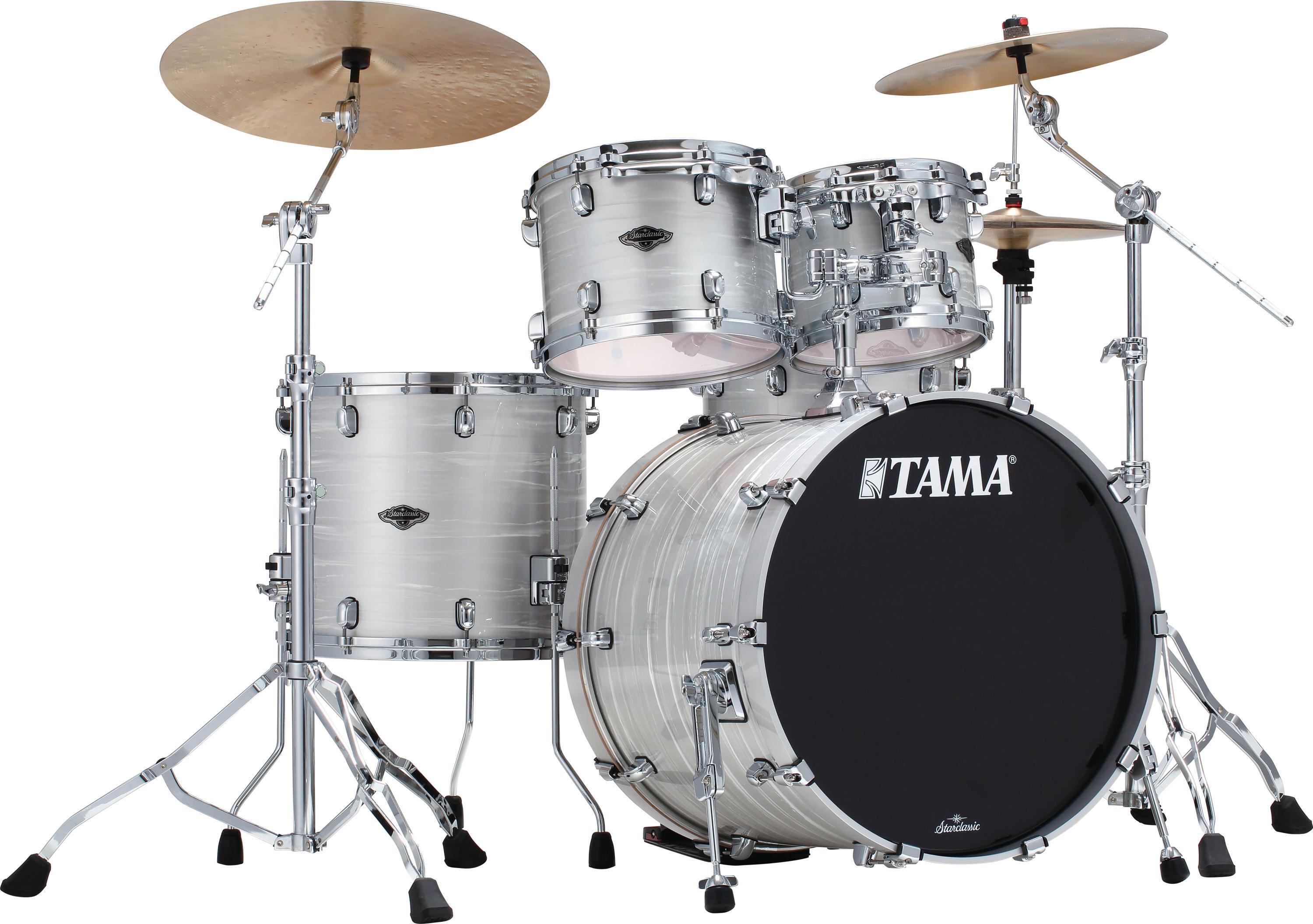 Tama Starclassic Performer B/B Lacquer 4-piece Shell Pack - White Oyster