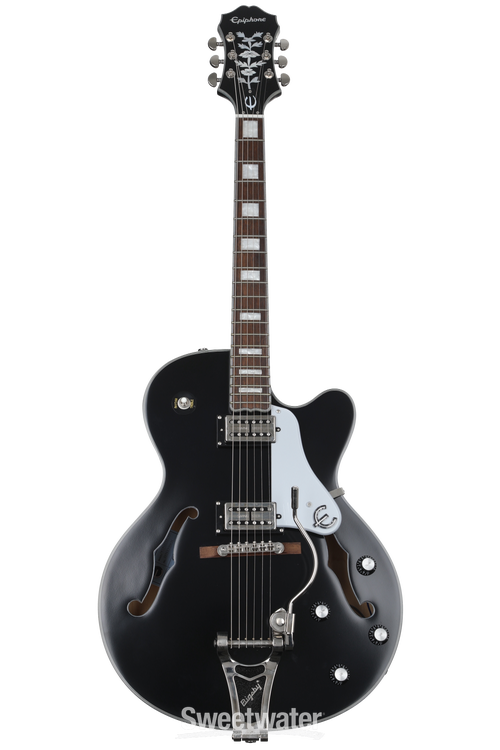 Epiphone Emperor Swingster Hollowbody - Black Aged Gloss | Sweetwater