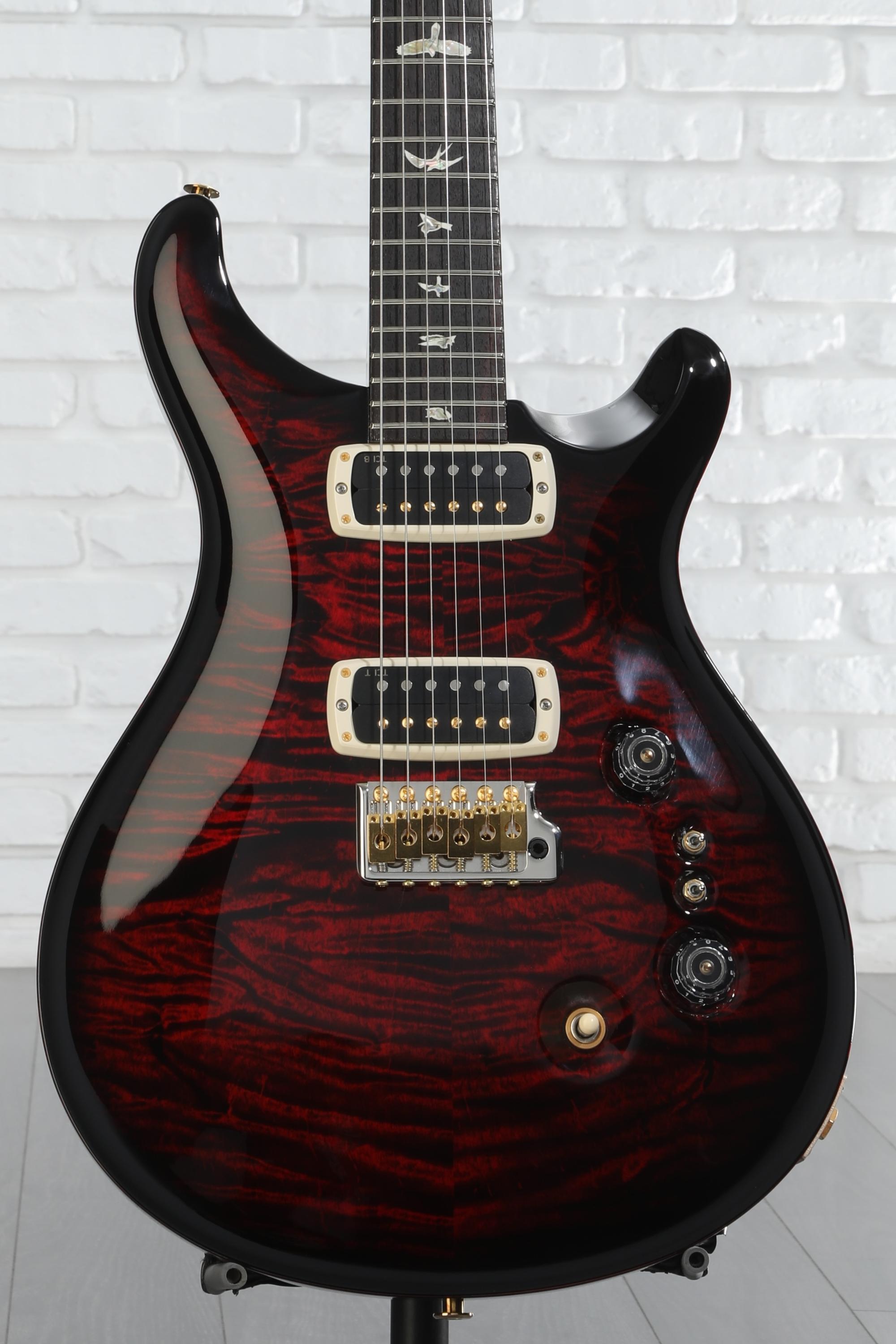 PRSCustom24-FireRedBurst10-Top