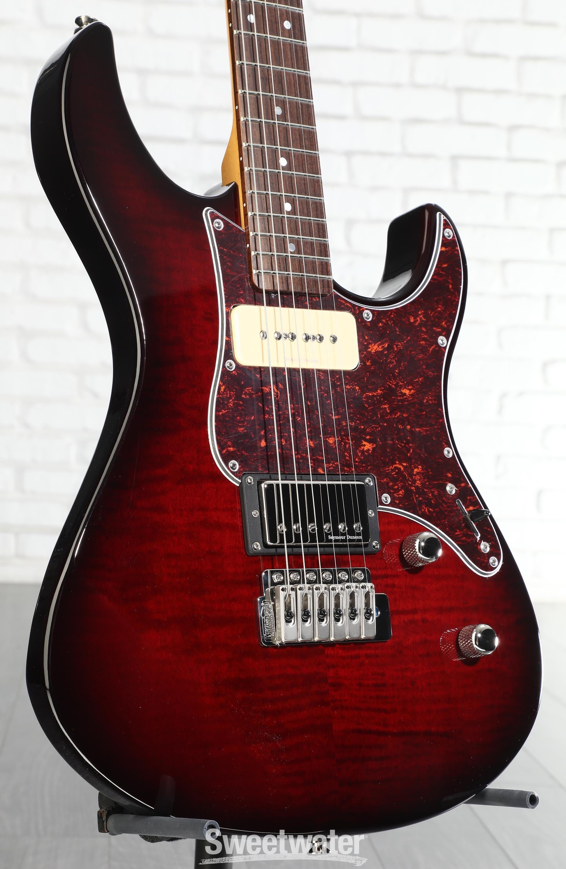 YAMAHA ヤマハ PACIFICA PAC611VFM ケース付 Amazon | ヤマハ YAMAHA エレキギター PACIFICA PAC611VFM DRB 純正