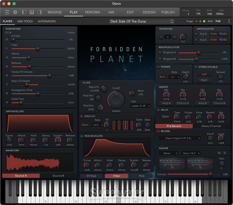 EastWest Forbidden Planet Cinematic Synth Plug-in | Sweetwater