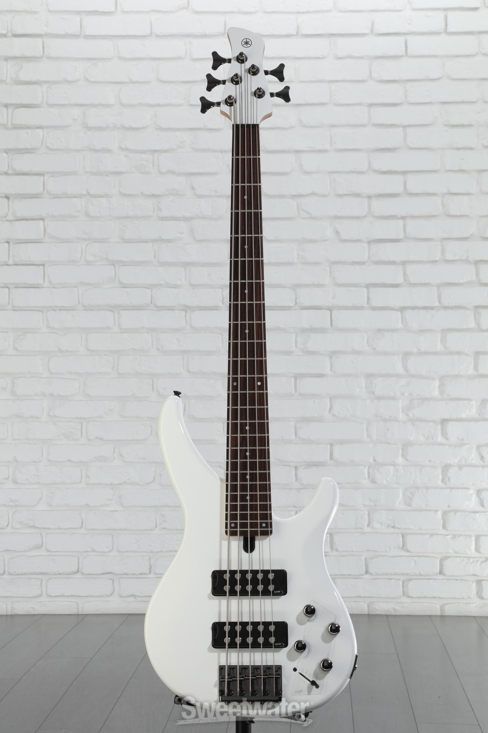 ベース YAMAHA / TRBX305 2014 Yamaha TRBX305 5-string Bass Guitar - White | Sweetwater