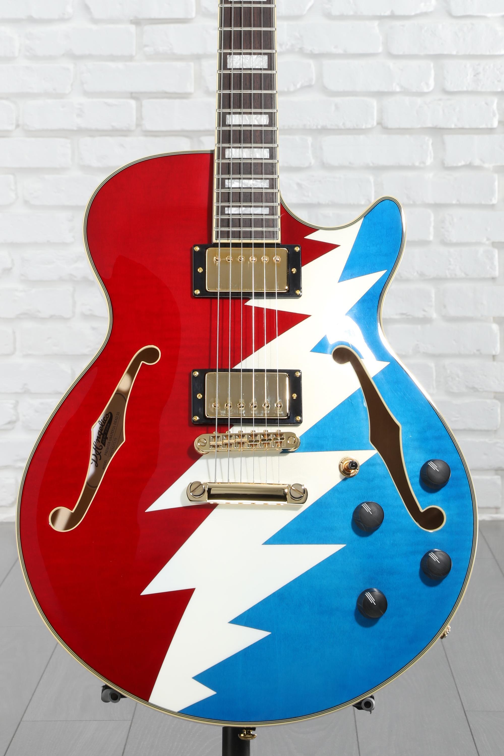 D'Angelico Grateful Dead Premier SS Semi-hollowbody Electric