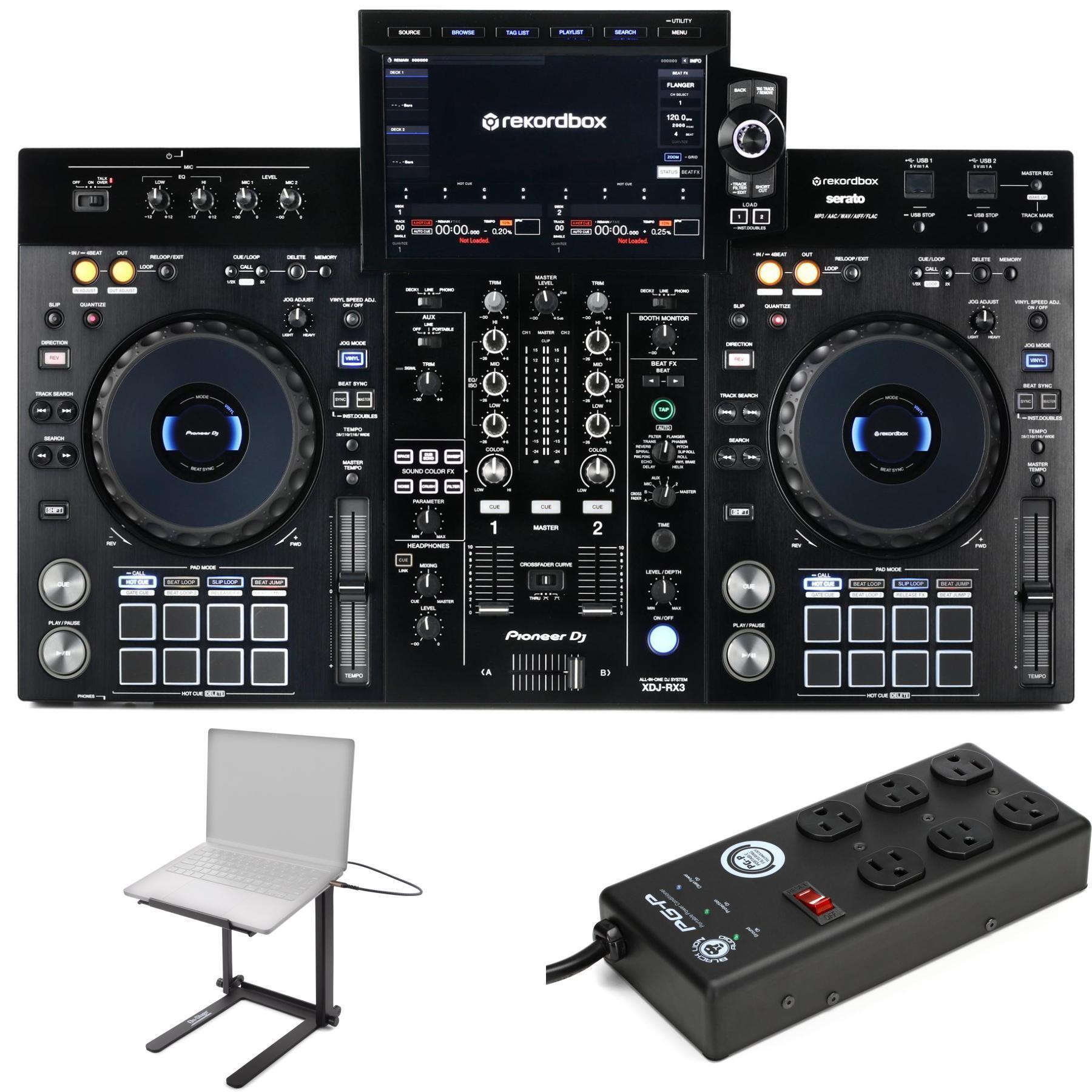 Pioneer XDJ-RX ケース付き Black Pioneer XDJ-RX / XDJ-RX2 Flight Case with 2U Rack