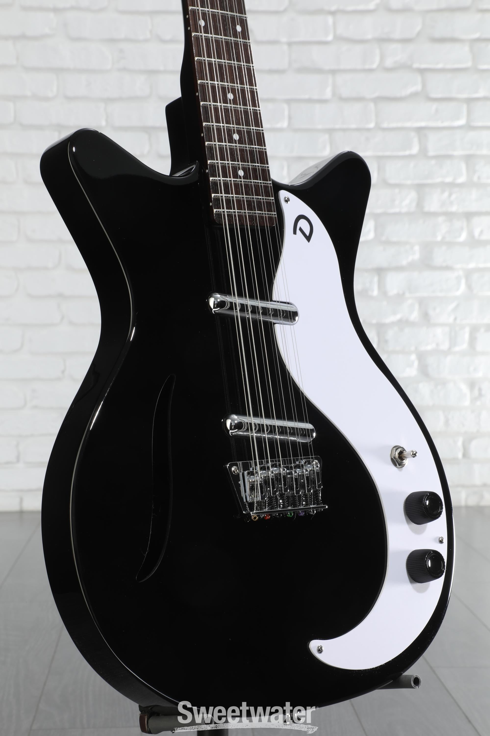 Danelectro Vintage 12 String Electric Guitar - Black