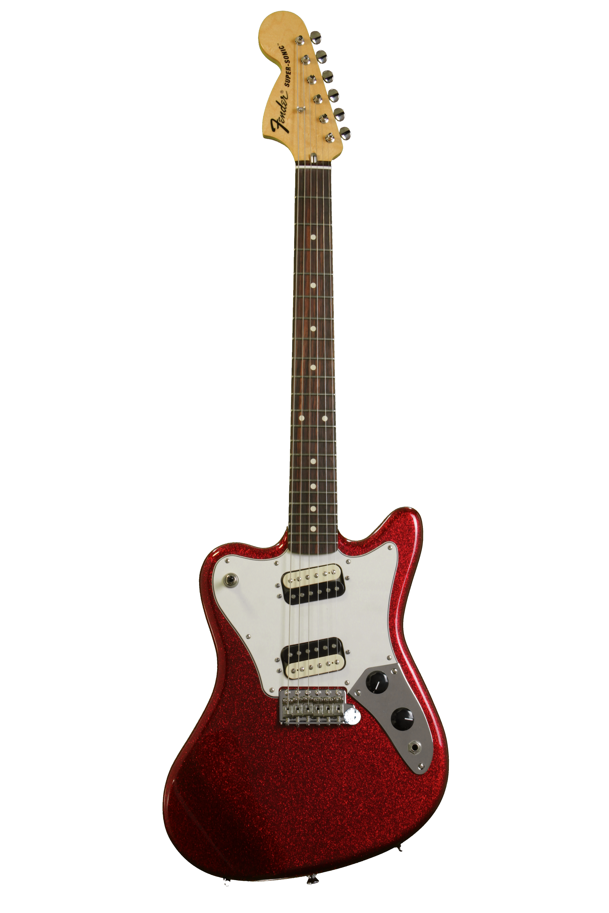 Fender Pawn Shop Super-Sonic Rosewood - Apple Red Flake | Sweetwater