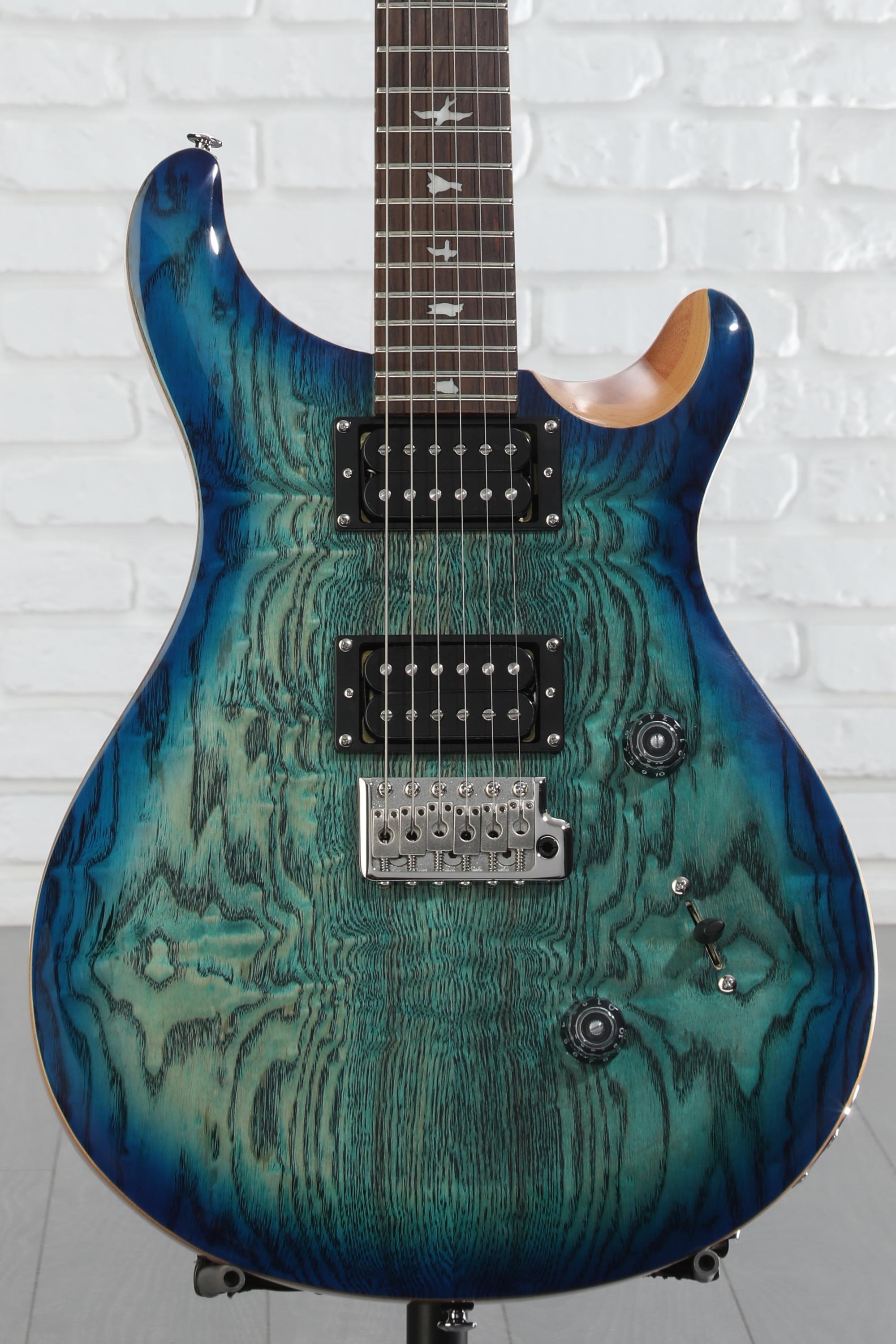 PRS Custom SE ブルー PRS SE Custom 24-08 Electric Guitar - Faded Blue | Sweetwater