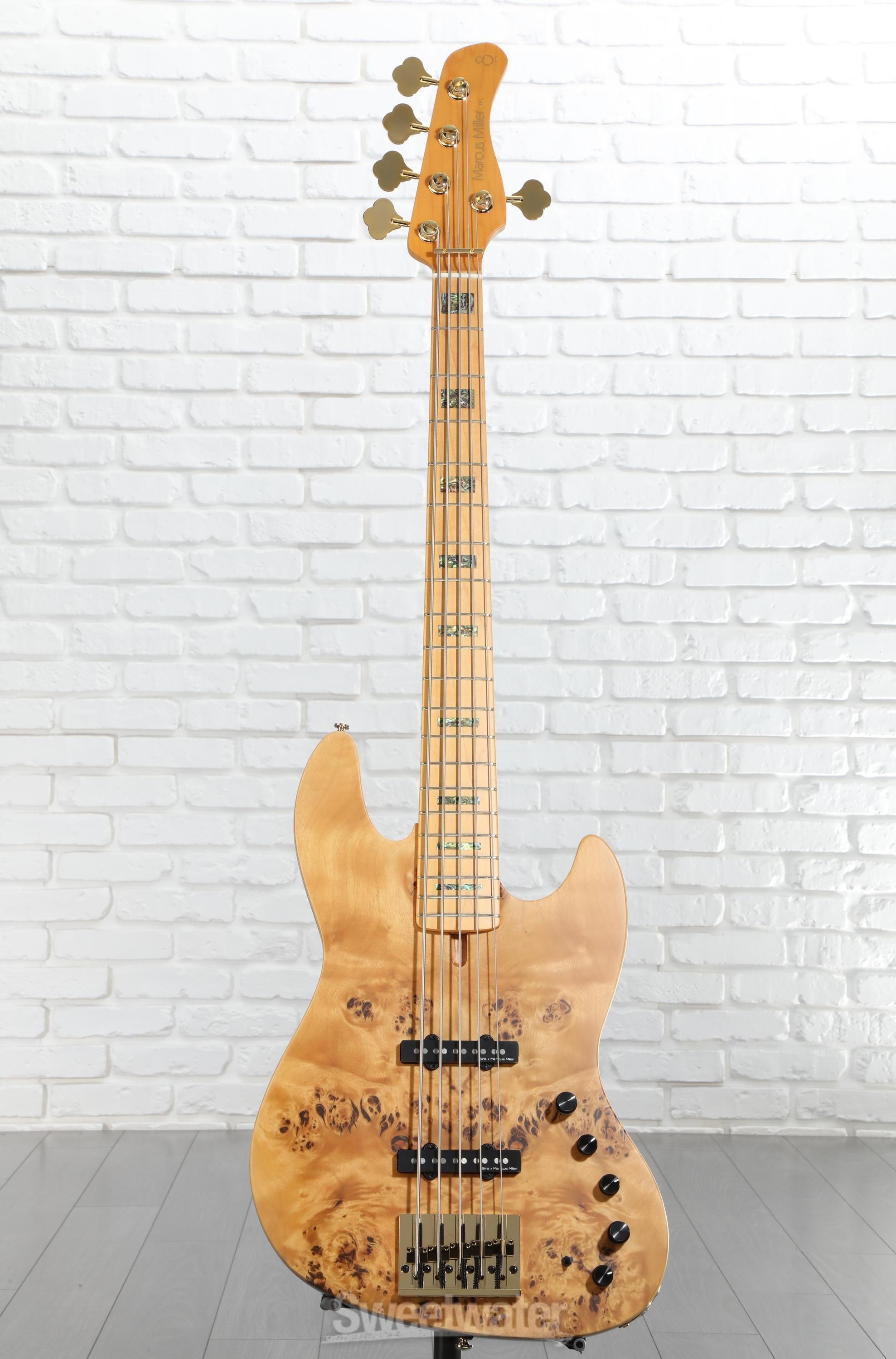 Sire Marcus Miller V10 5-string Bass Guitar - Natural Satin
