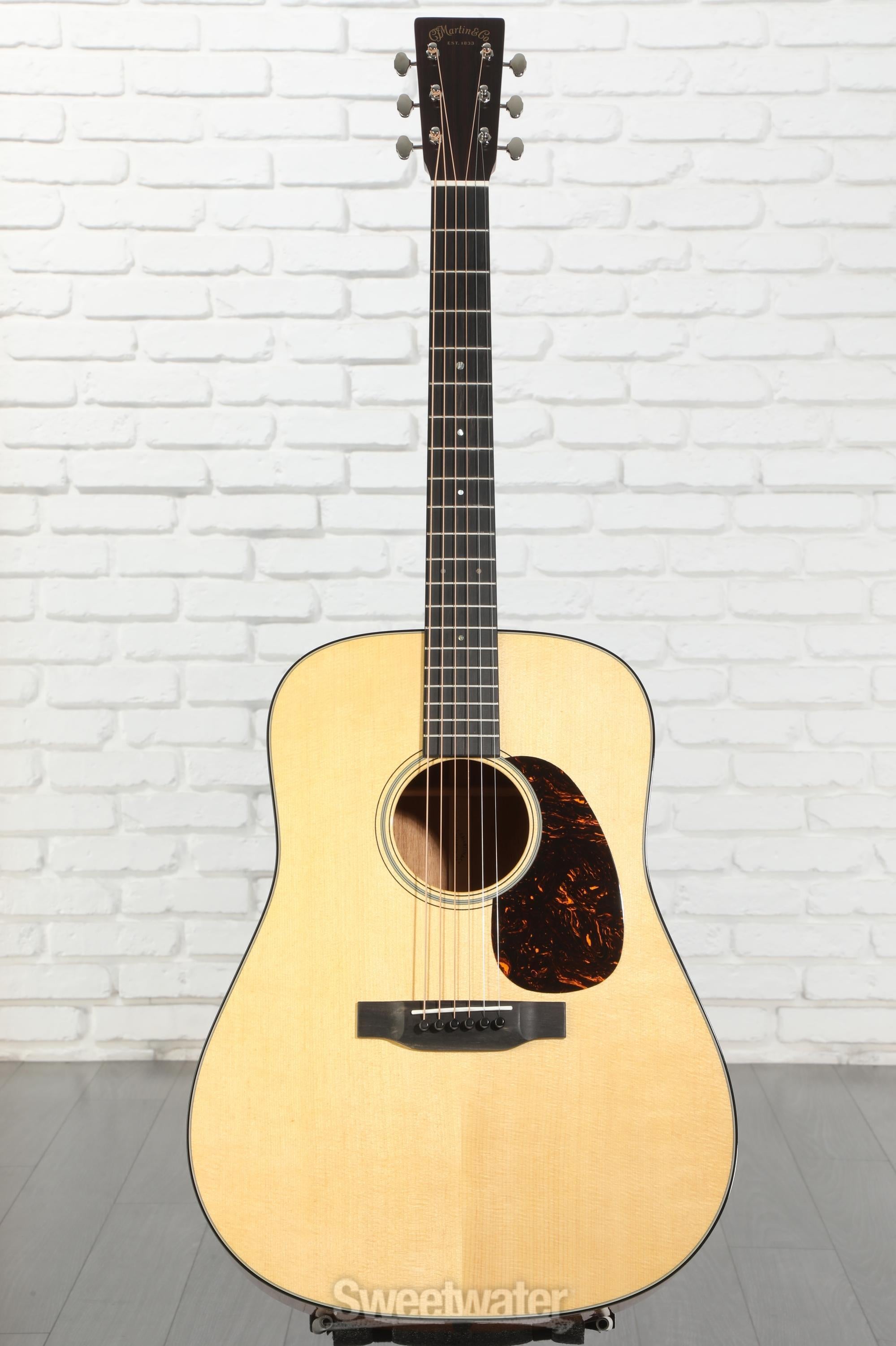 Martin D-18 Standard Series Acoustic Guitar - Natural with Aging