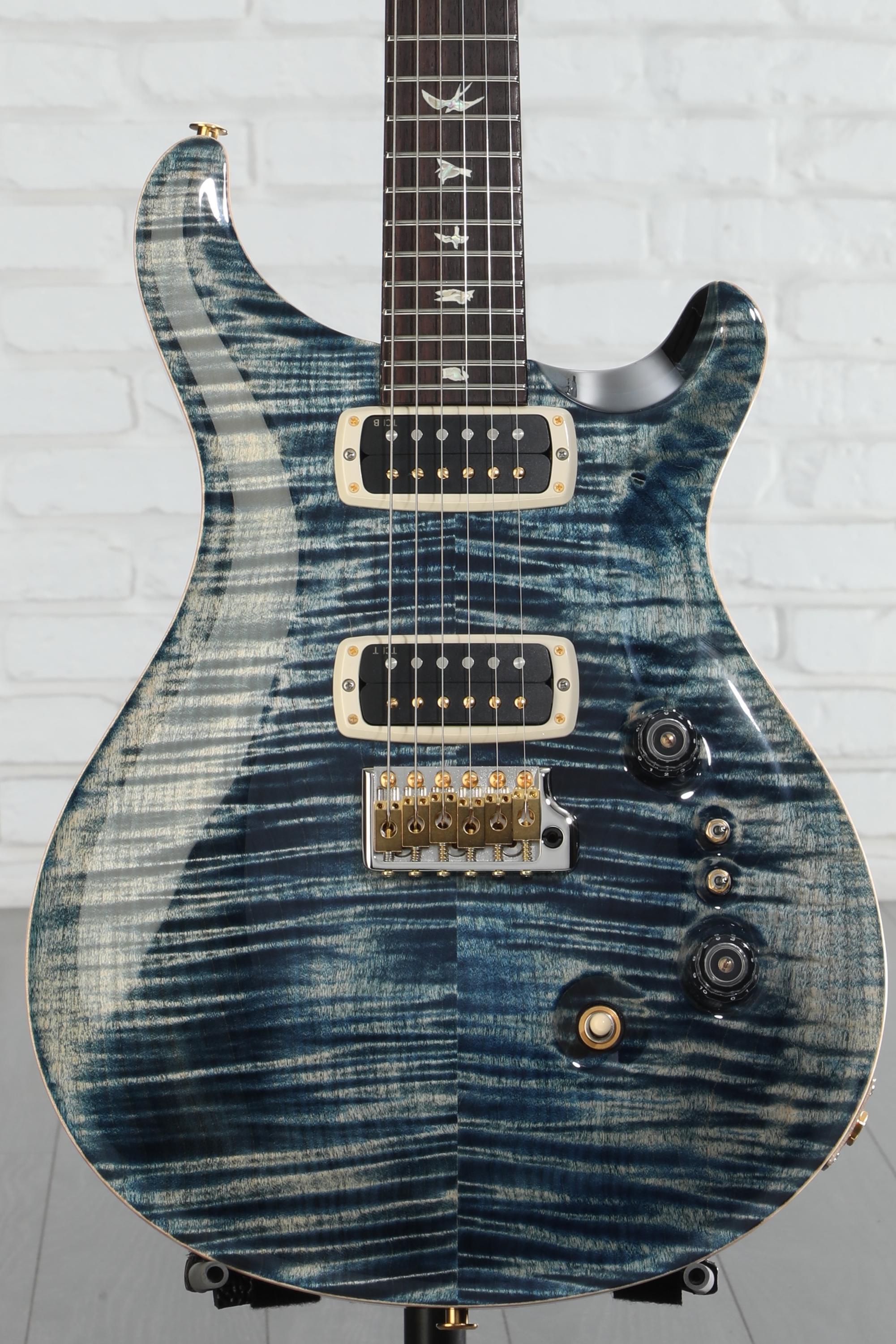 PRS Custom 24-08 10-Top Electric Guitar - Faded Whale Blue
