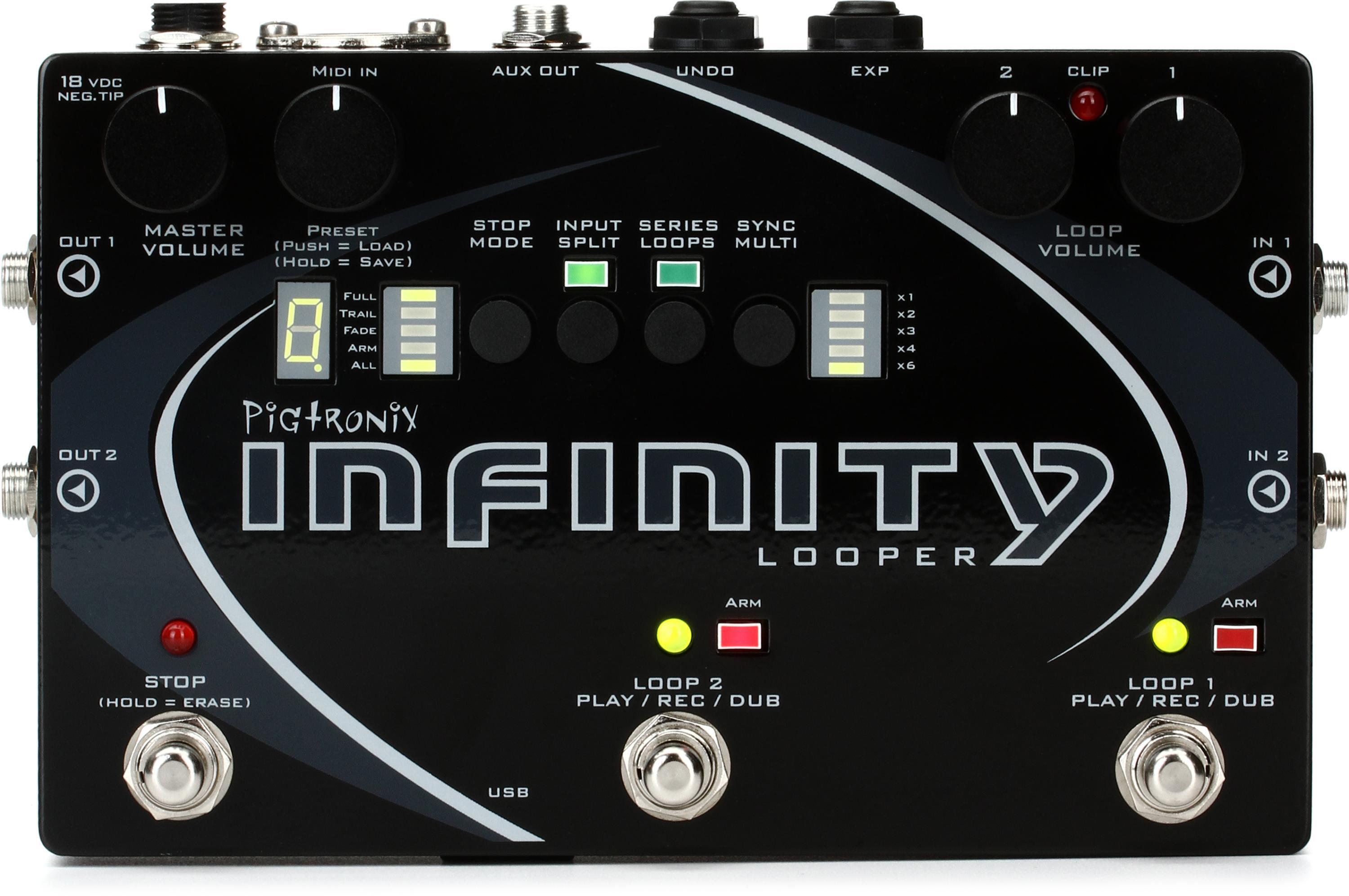 Pigtronix Infinity Looper Pedal Reviews | Sweetwater