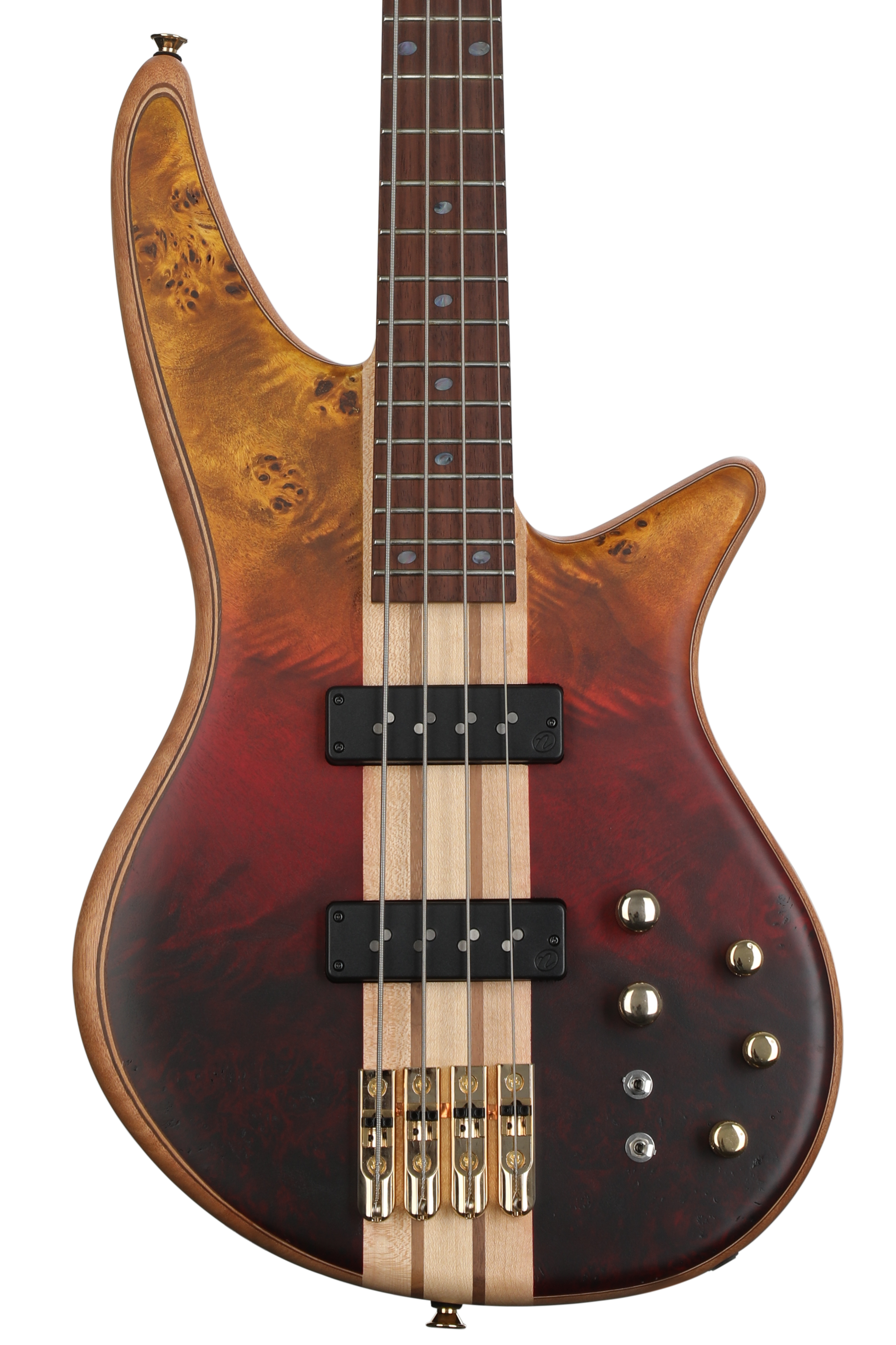 Jackson Pro Series Spectra Bass Guitar - Amber Flame | Sweetwater