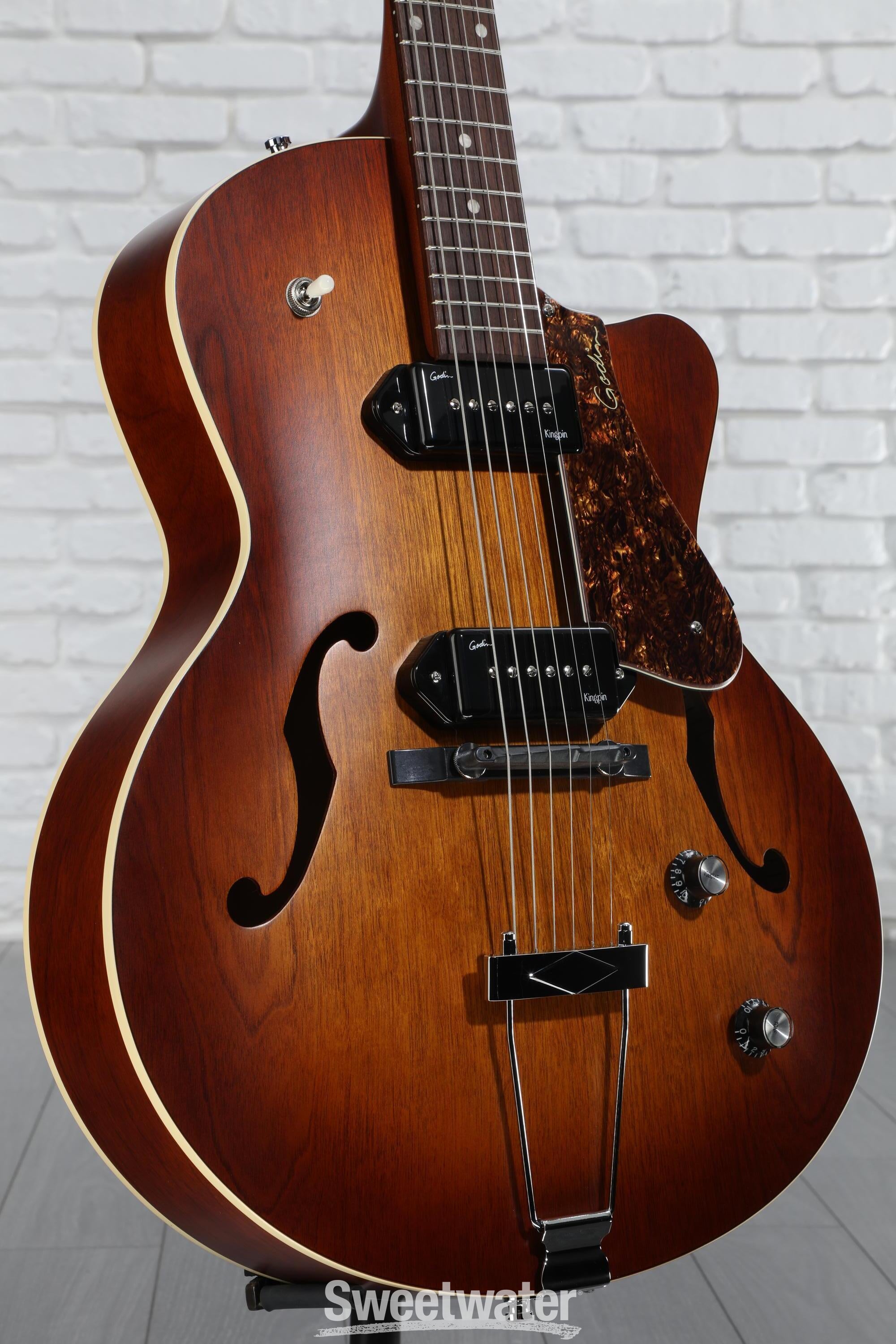 ギター Godin 5th Avenue Kingpin P90 Natural Godin 5th Avenue Kingpin Natural – Chicago Music Exchange