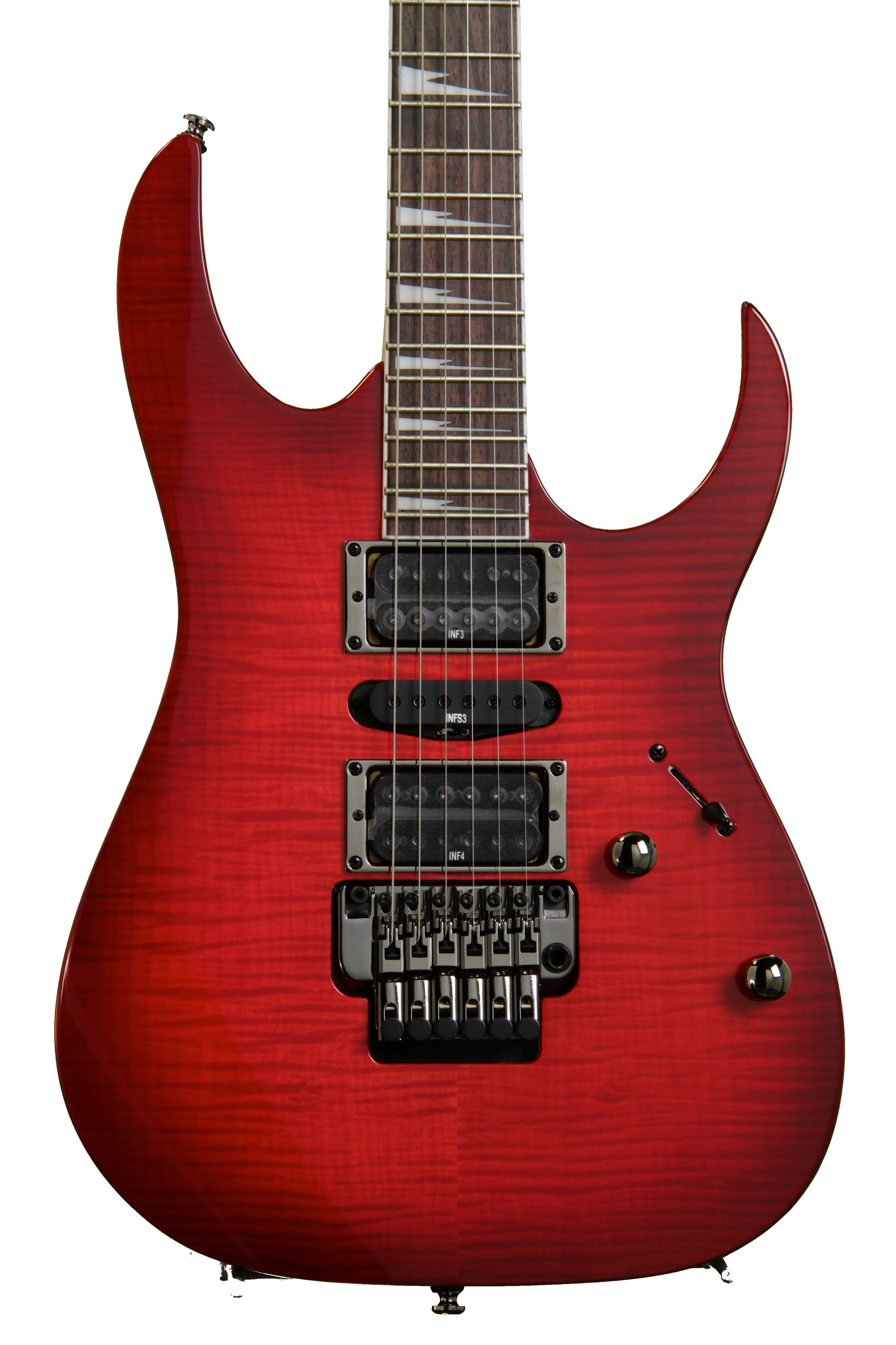 Ibanez RG470FM - Transparent Red Burst | Sweetwater