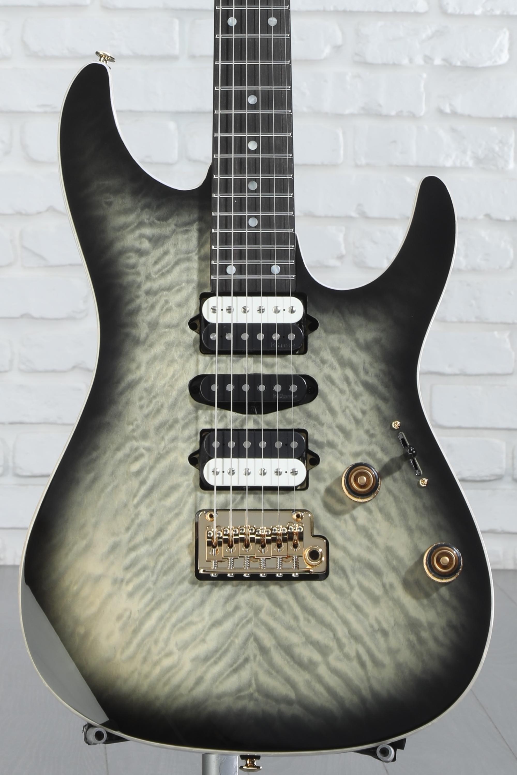 Ibanez Premium AZ47P1QM Electric Guitar - Black Ice Burst