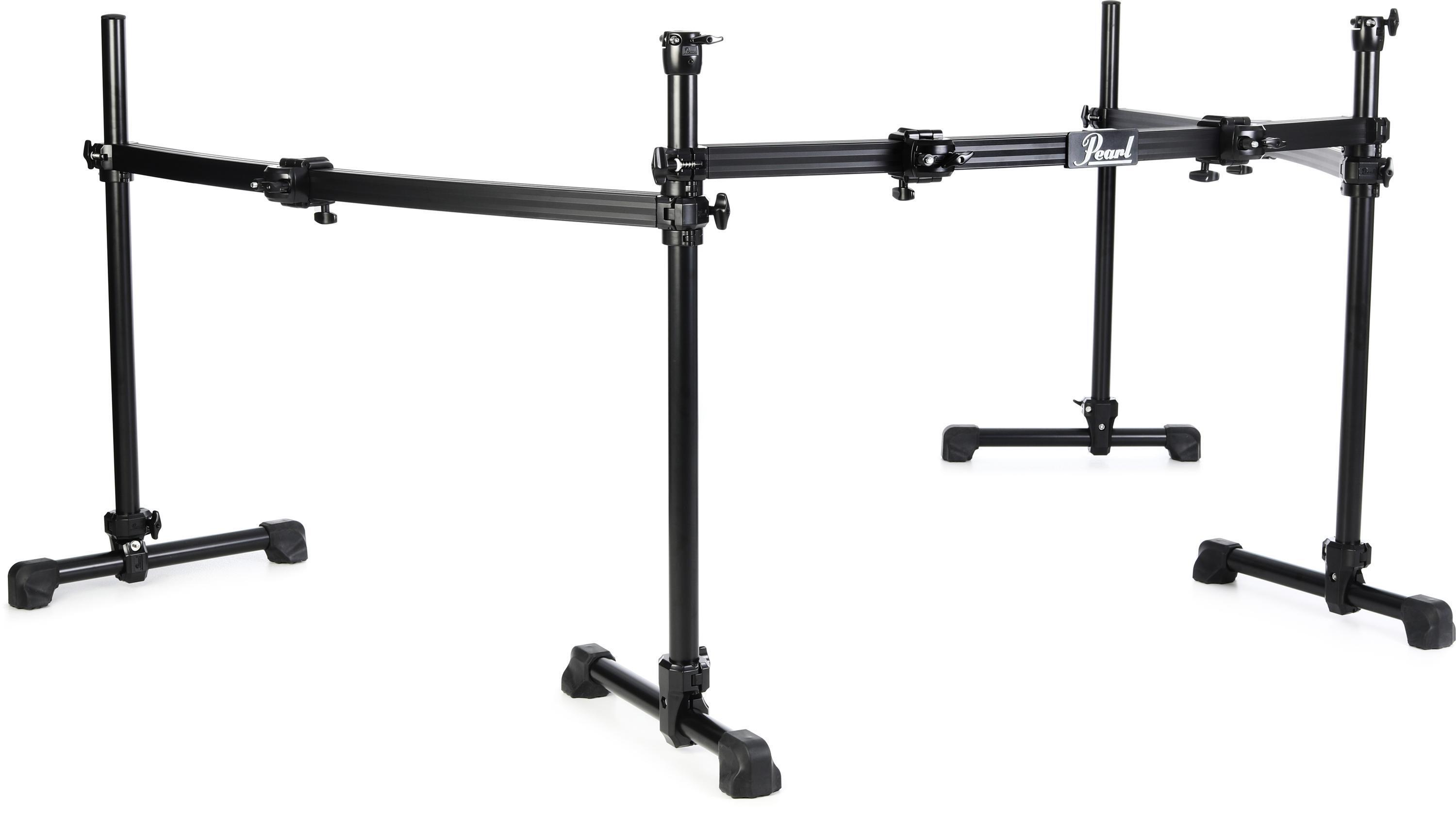 Pearl Icon 3-sided Drum Rack - Curved, Black | Sweetwater