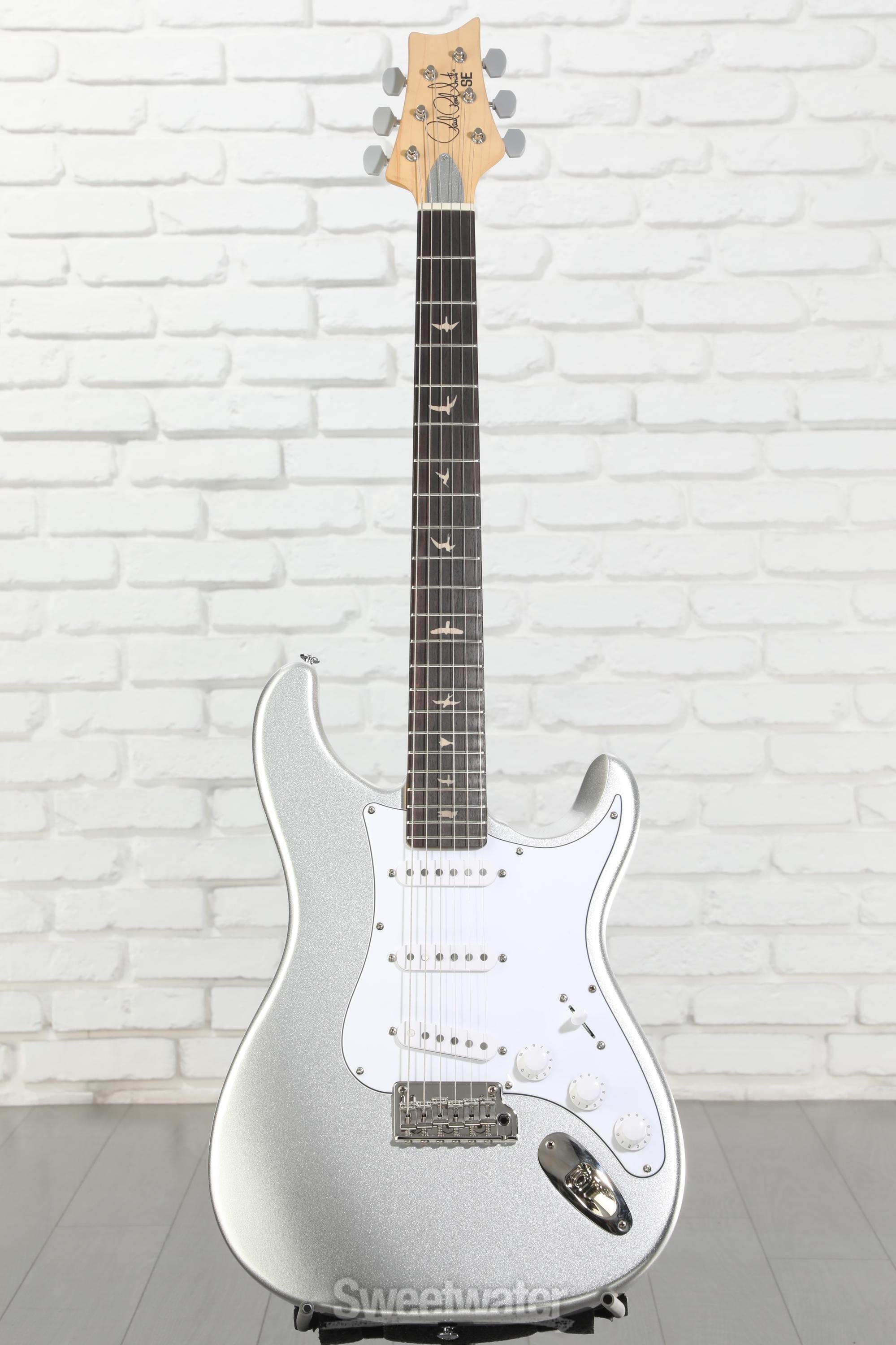 ギター PRS SE SilverSky PRS SE Silver Sky Electric Guitar - Platinum Spark, Sweetwater