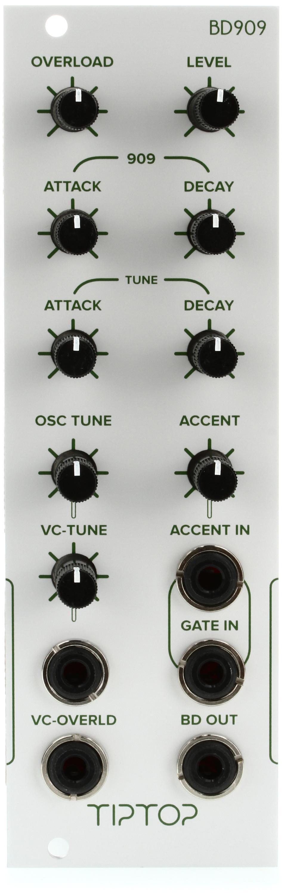 Tiptop Audio BD909 Eurorack Analog Bass Drum Module Sweetwater