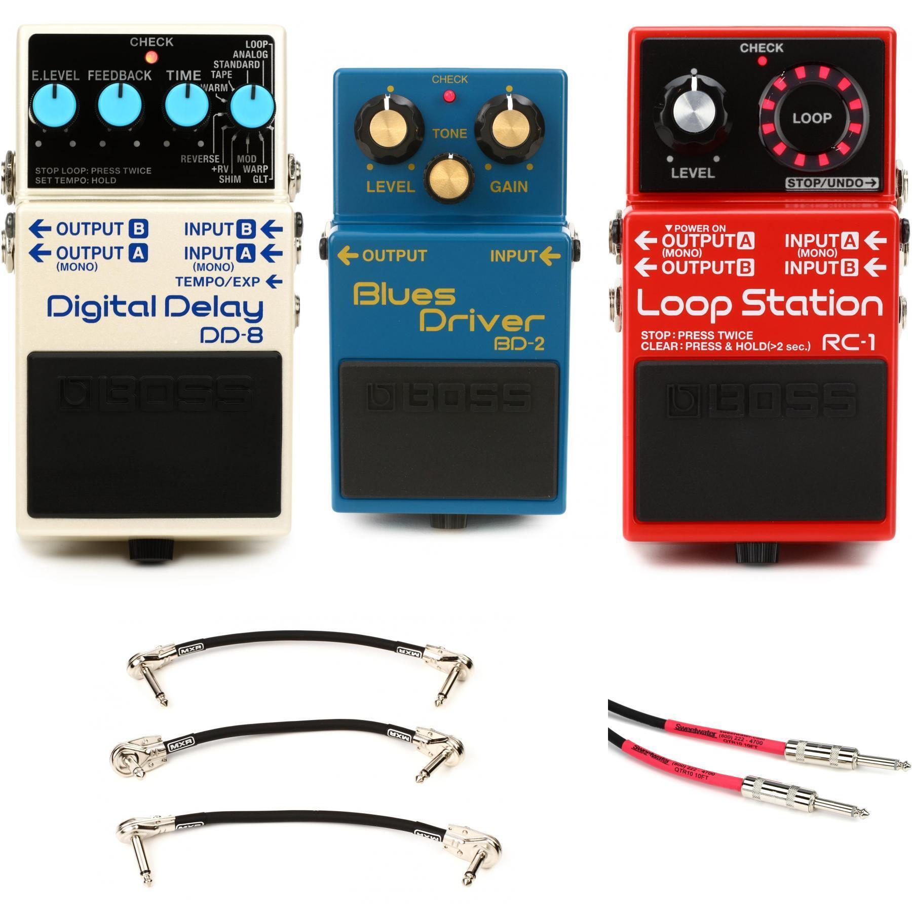Boss Looper Essential Pedals Pack with Power Supply Sweetwater