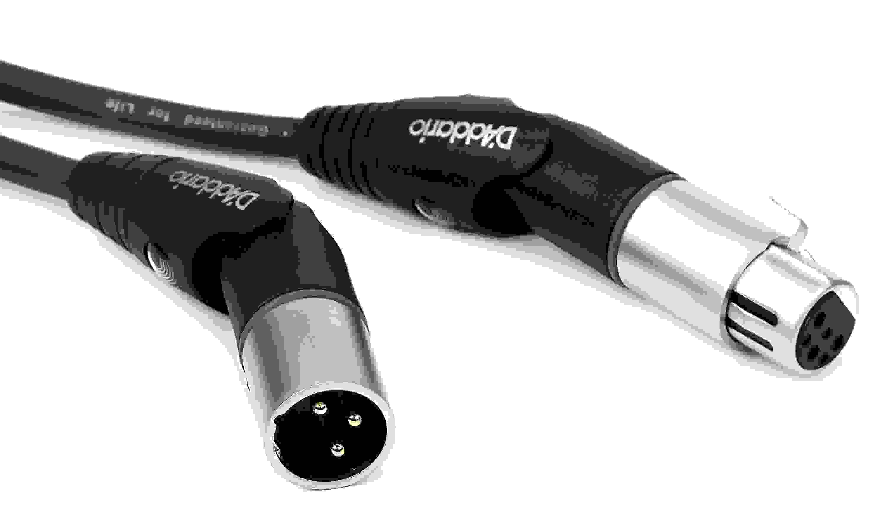 D'Addario PW-MS-25 Custom Series Microphone Cable - 25 foot with Swivel XLR Connectors