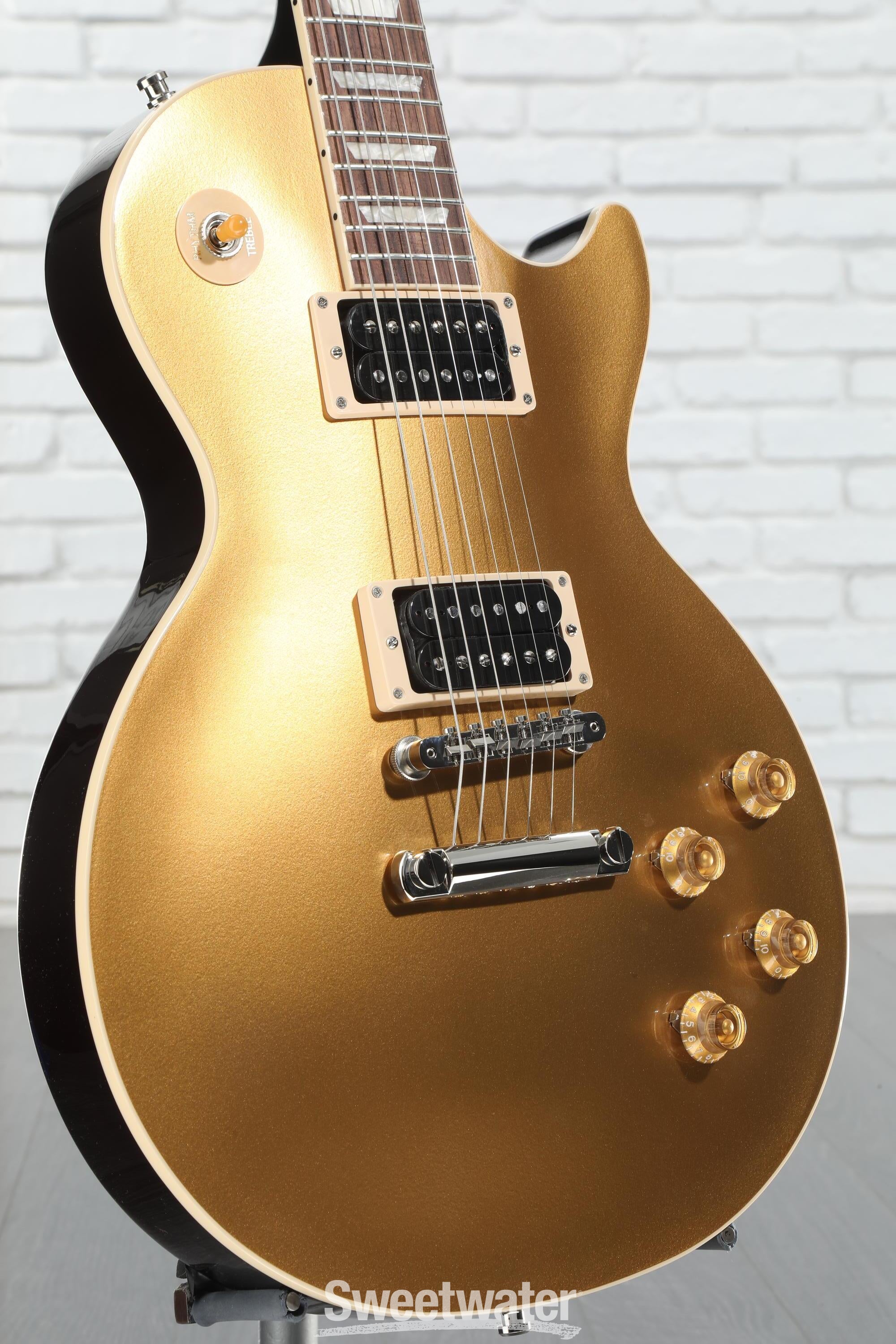 Gibson Slash Les Paul Standard Electric Guitar Victoria Gold