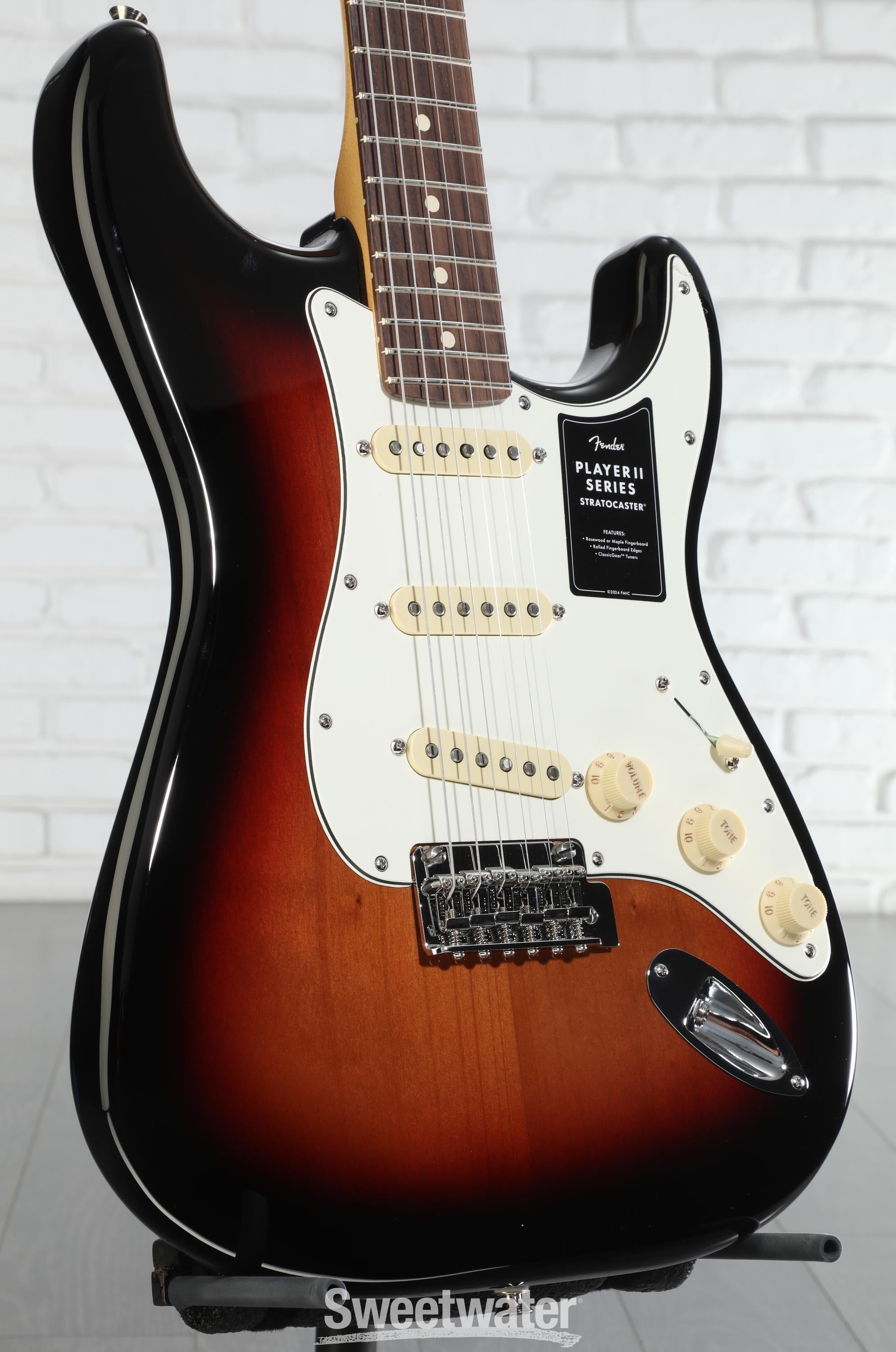 Fender Player II Stratocaster Electric Guitar - 3-color Sunburst