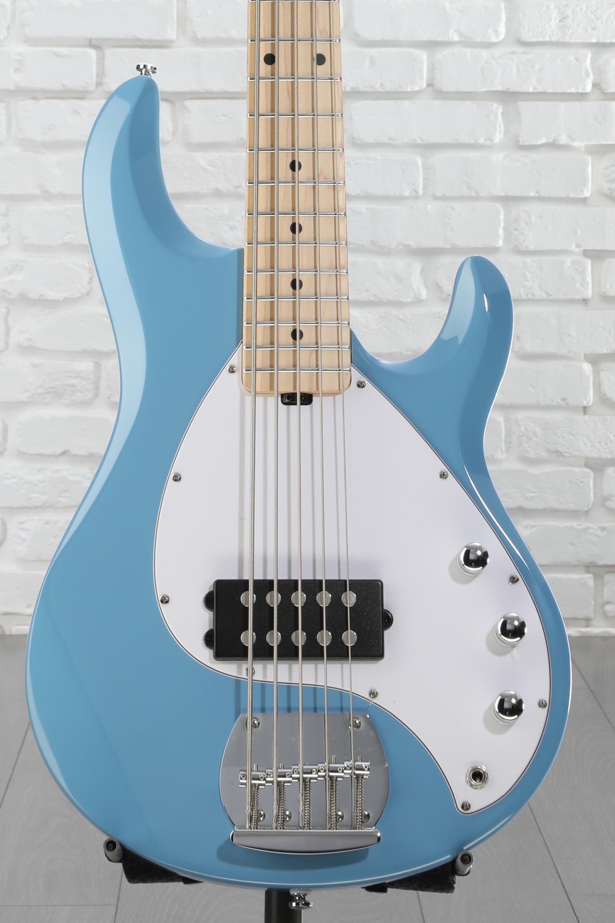 Sterling By Music Man StingRay RAY5 Bass Guitar - Chopper Blue
