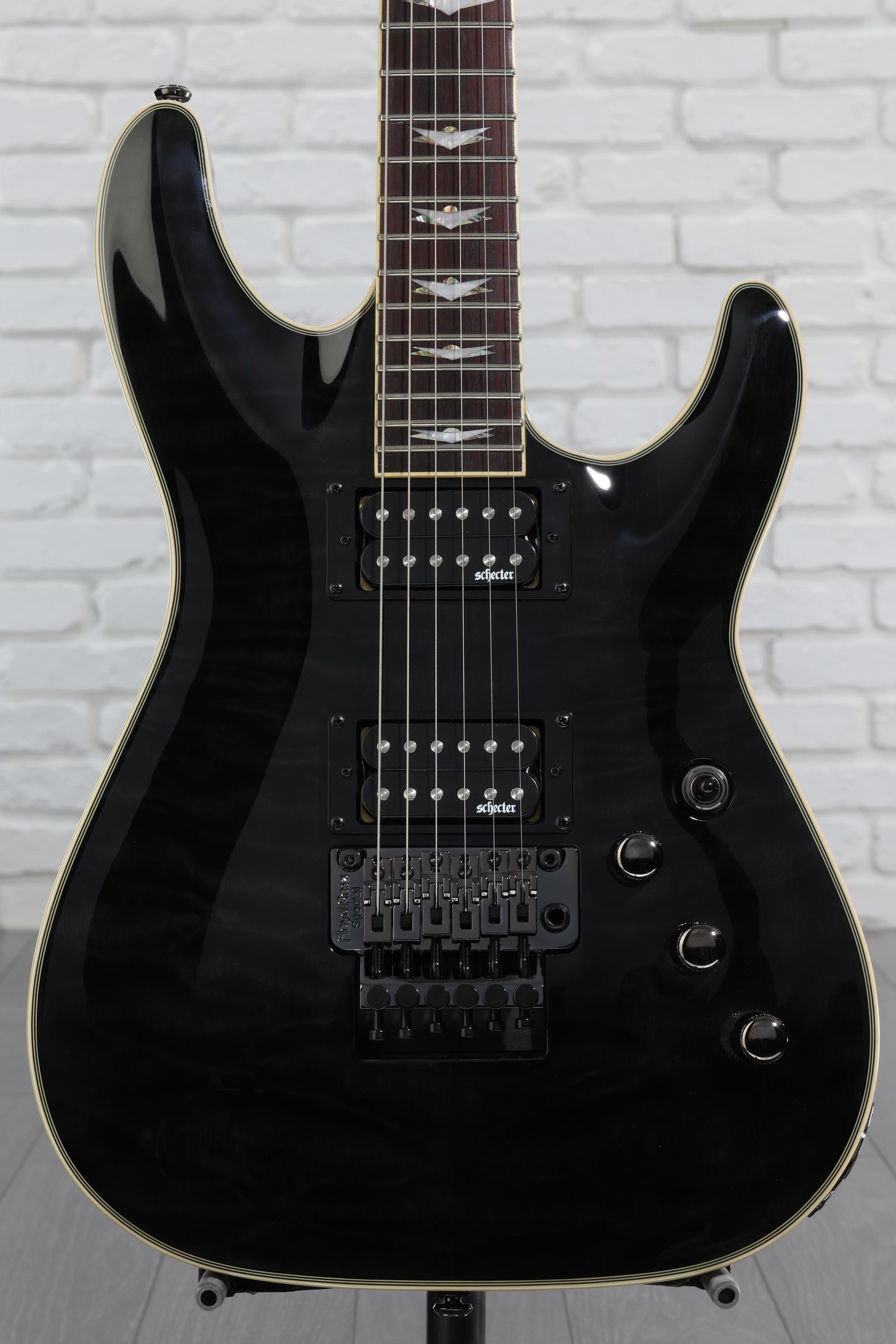 Schecter Omen Extreme-6 FR Electric Guitar - See-Thru Black