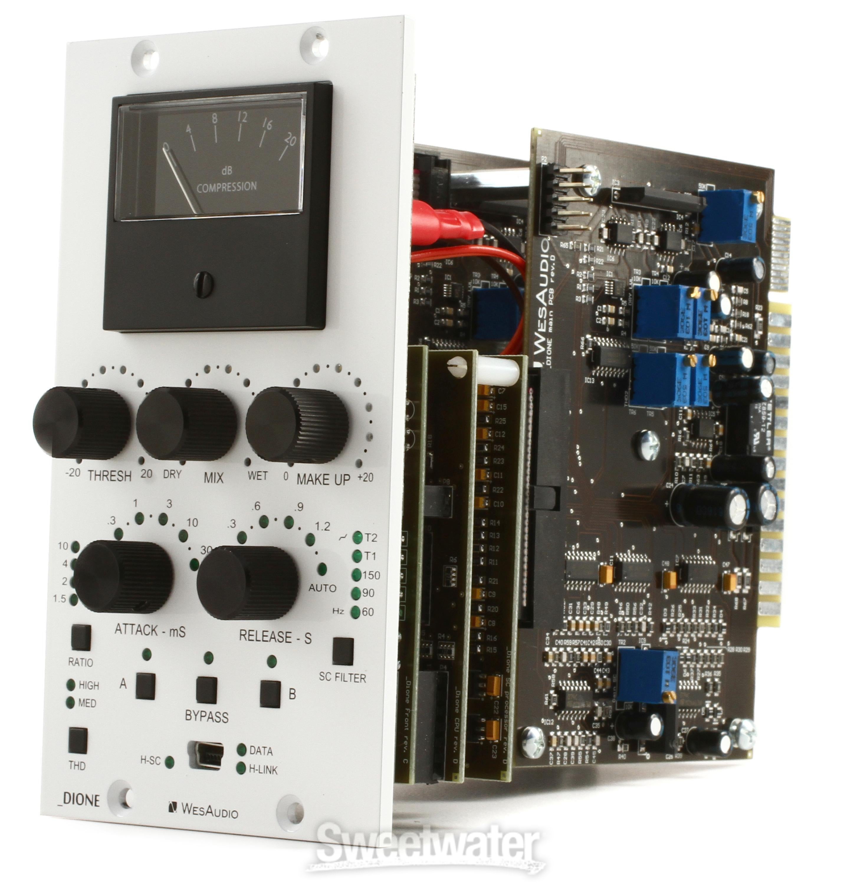 WesAudio DIONE NG500 500 Series Analog Bus Compressor with Digital 