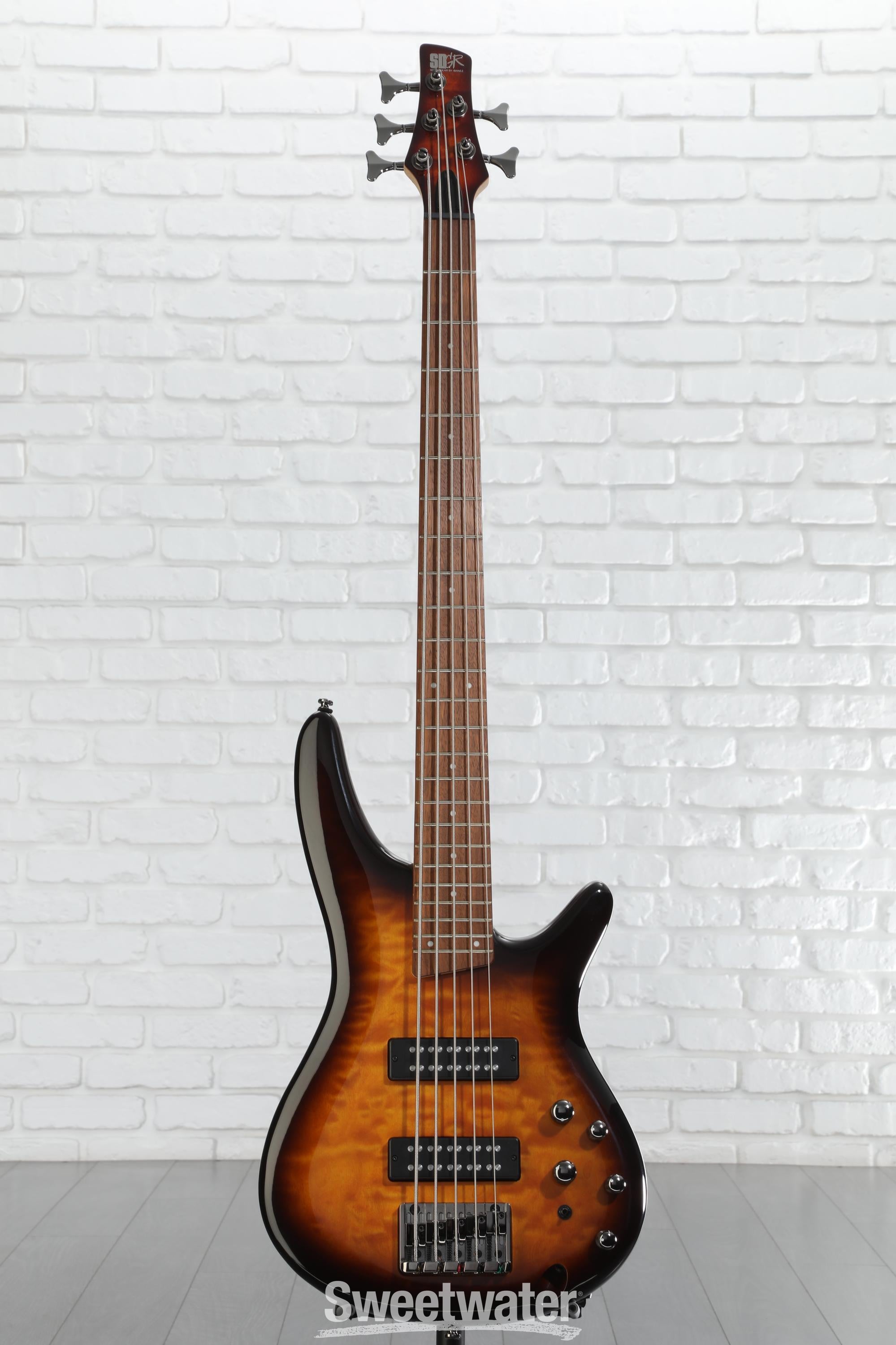 【5弦ベース】アイバニーズIBANEZ SR405FM Ibanez SR405EQM SCB 5弦ベース初心者12点セット 【Fenderアンプ