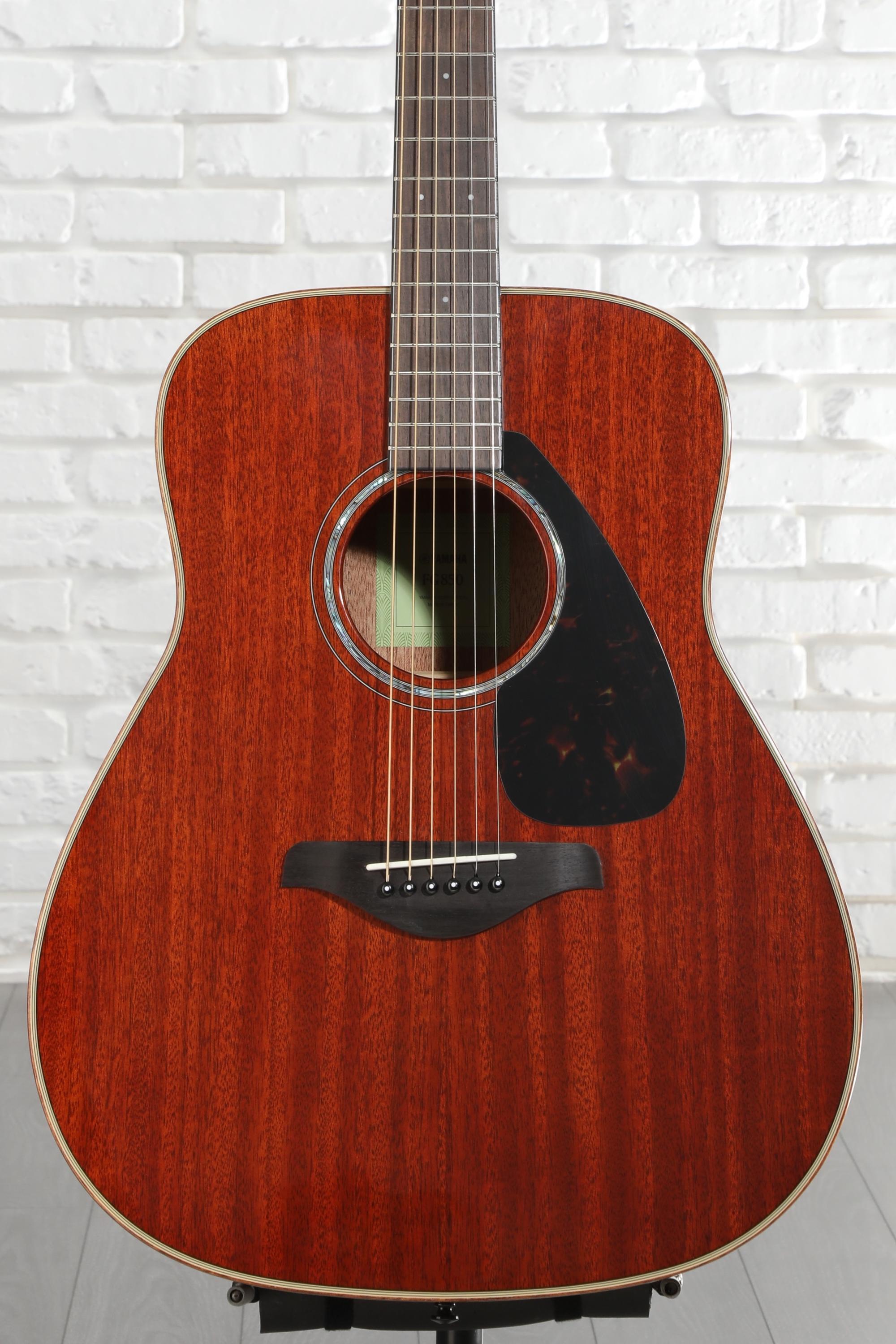 Yamaha FG850 Dreadnought Acoustic Guitar - Natural | Sweetwater