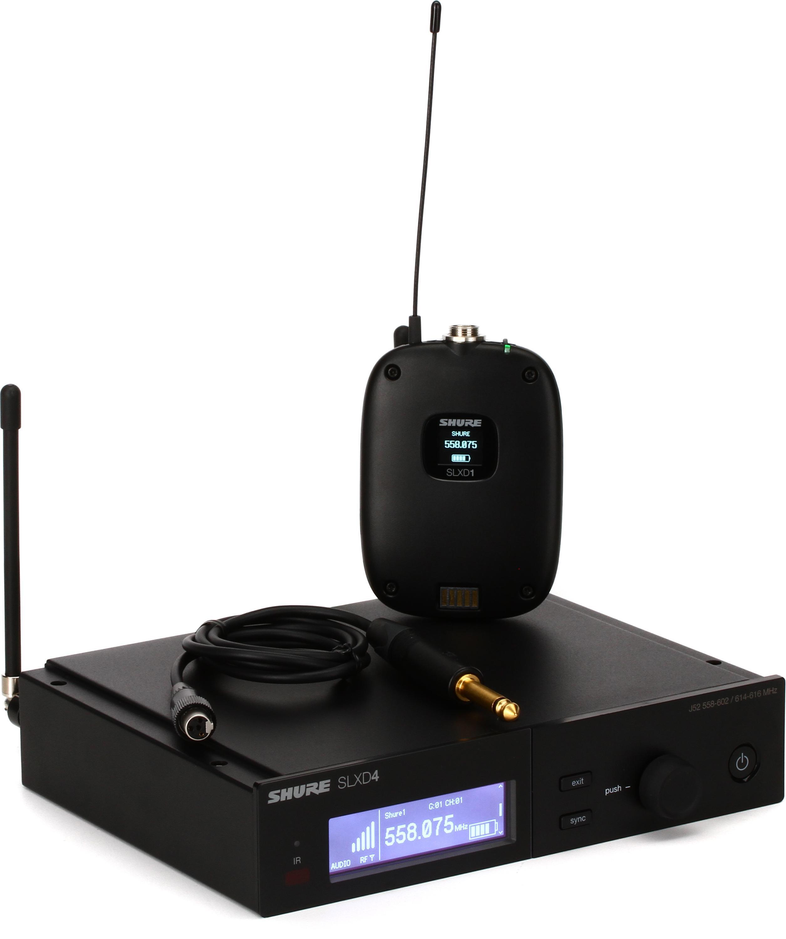 Shure GLXD14R Digital Wireless Guitar System | Sweetwater Shure GLXD14R Digital Wireless Guitar System | Sweetwater