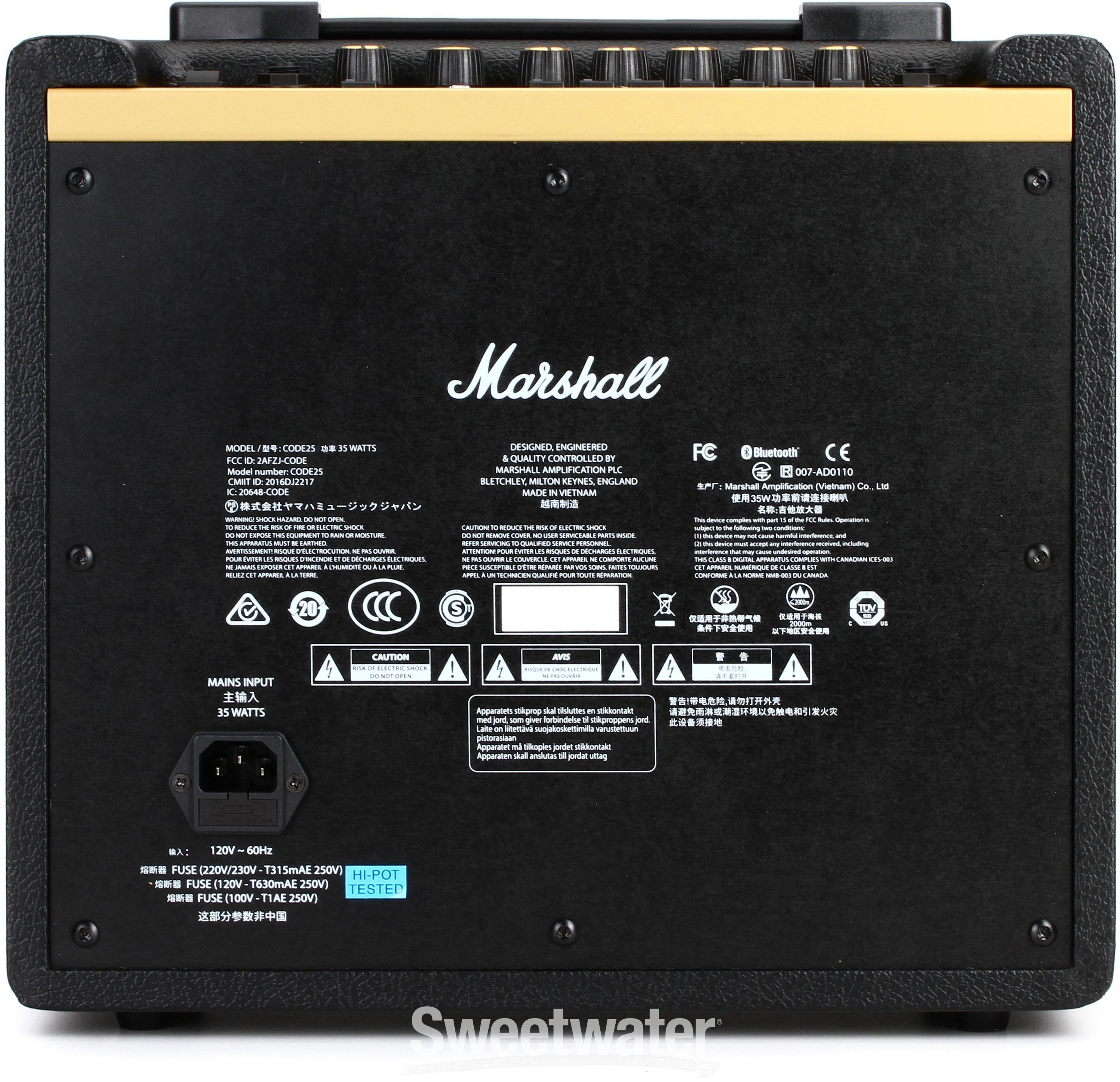 Marshall Code 25 1x10