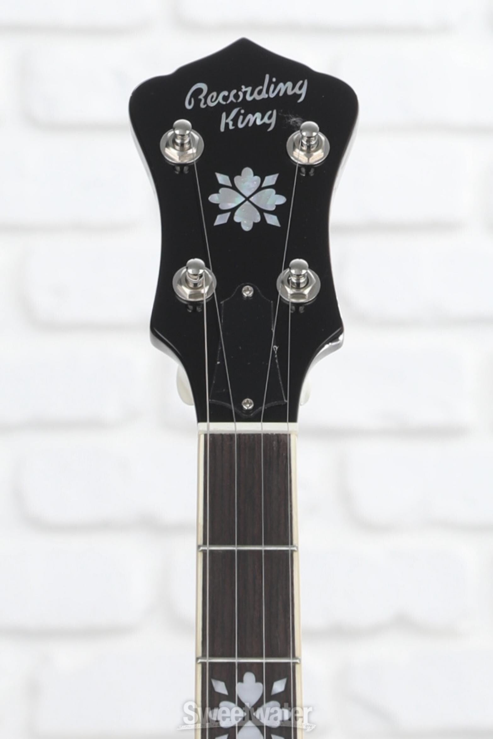 RecordingKINGバンジョー Recording King Songster Resonator Banjo - Dark Brown