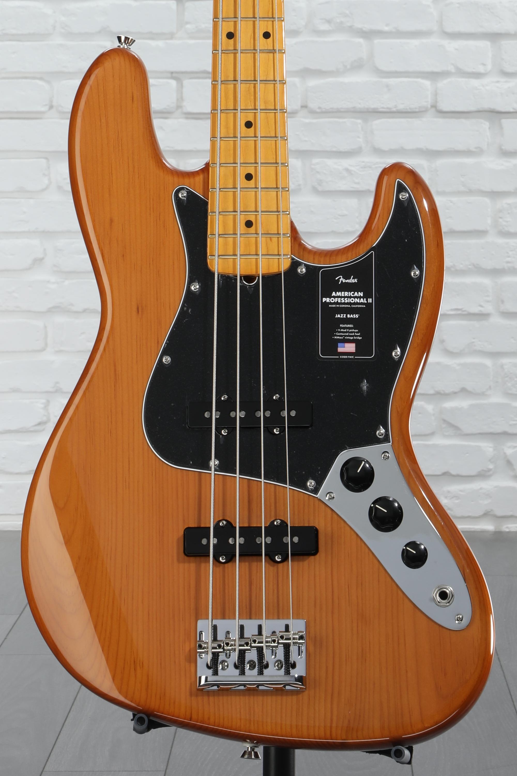 Fender American Professional II Jazz Bass Guitar - Natural