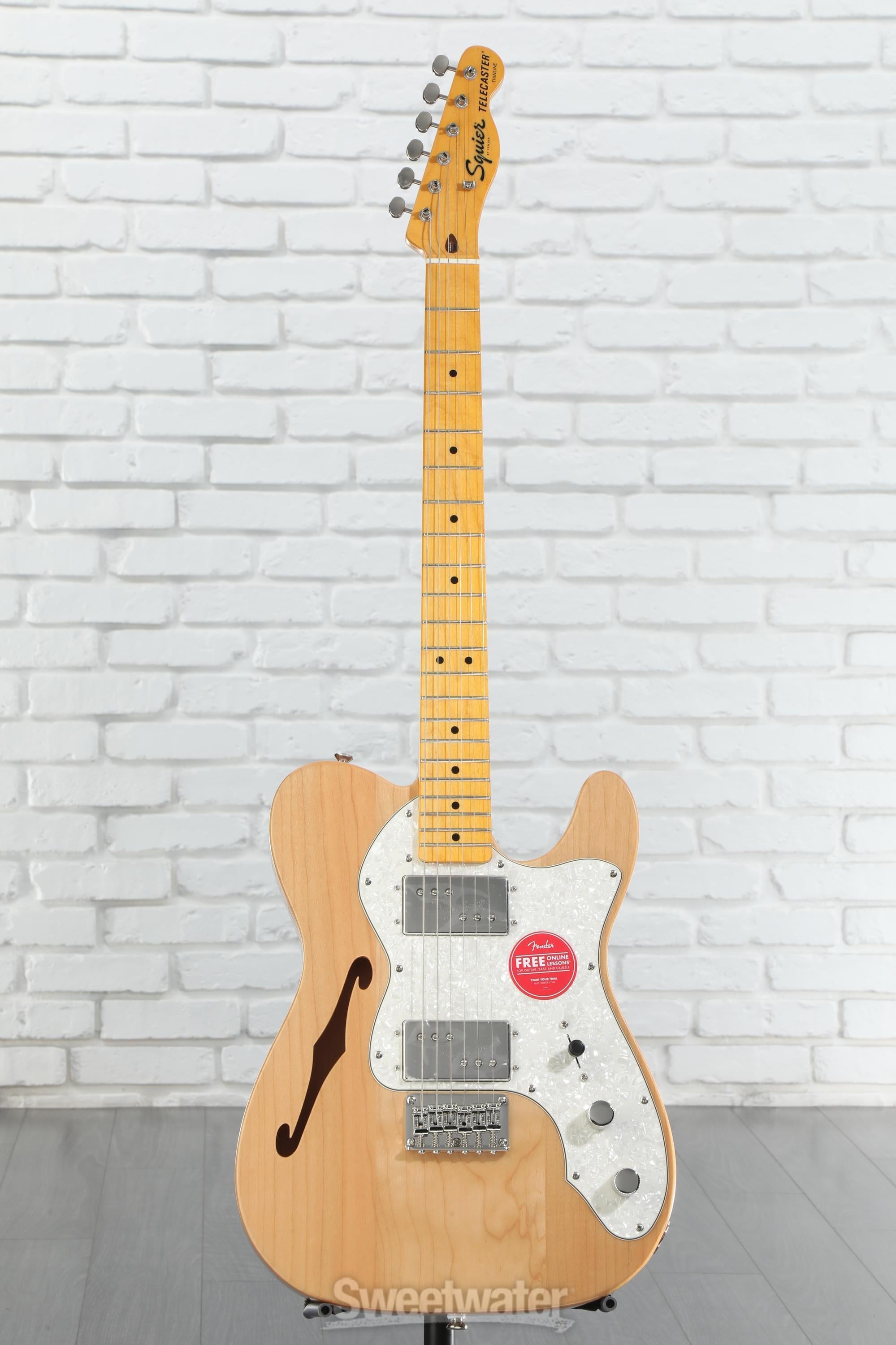 【極美品】Squier CV '70s Telecaster® Thinline Squier Classic Vibe '70s Telecaster Thinline - Natural