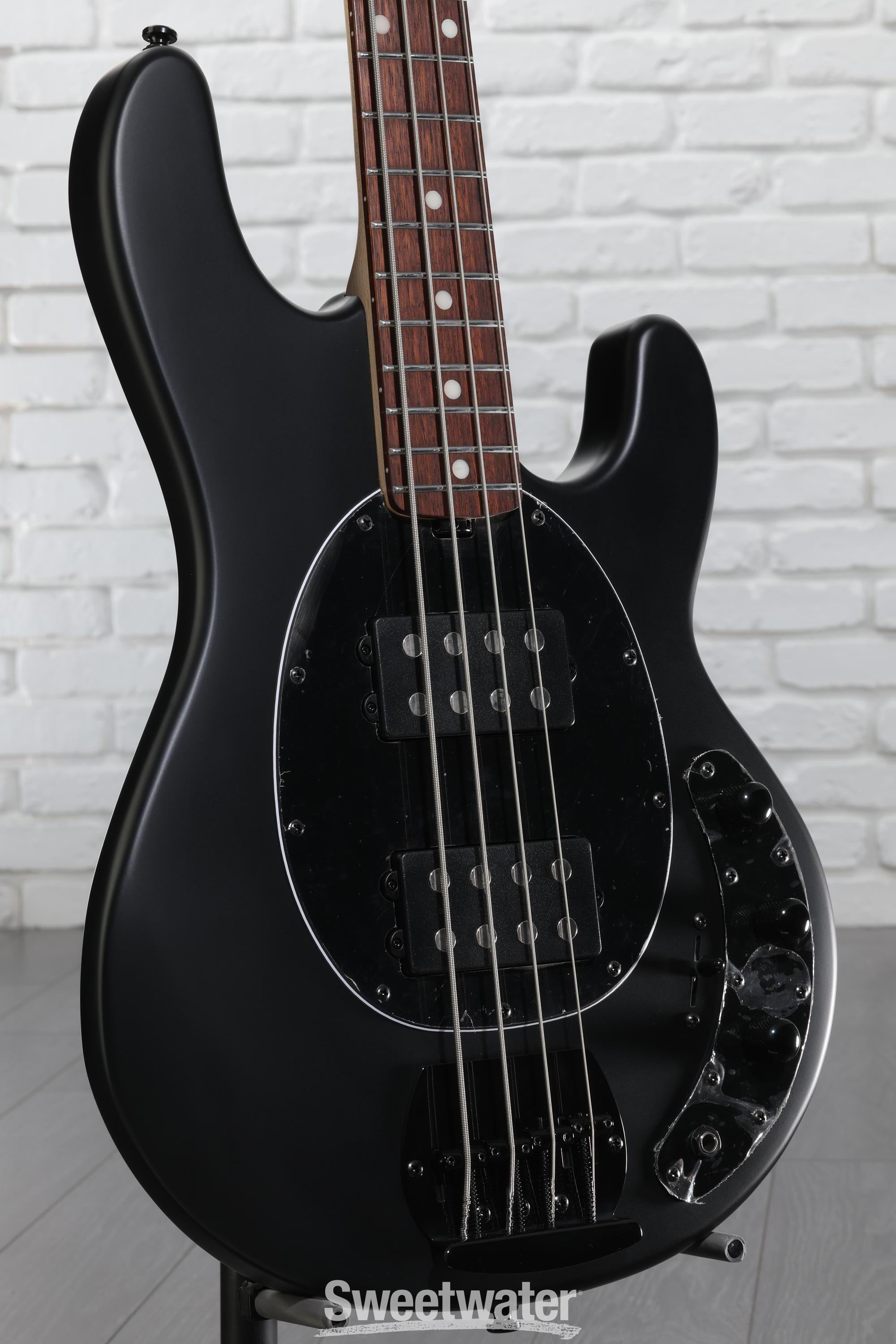 Sterling By Music Man StingRay RAY4HH Bass Guitar - Stealth Black